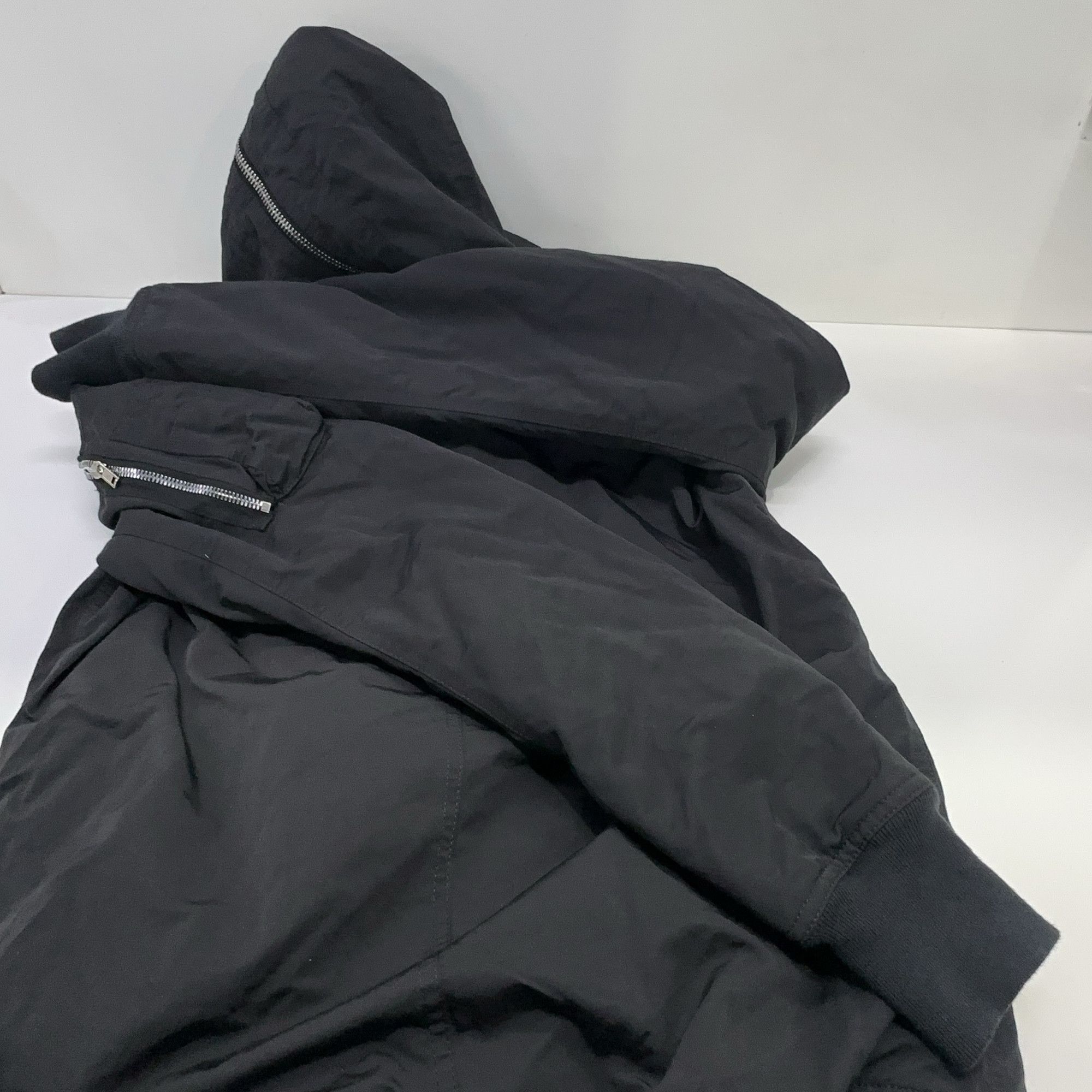Rick Owens Drkshdw Rick Owens DRKSHDW Cotton Blend Hooded Jacket XS Size US XS / EU 42 / 0 - 16 Thumbnail
