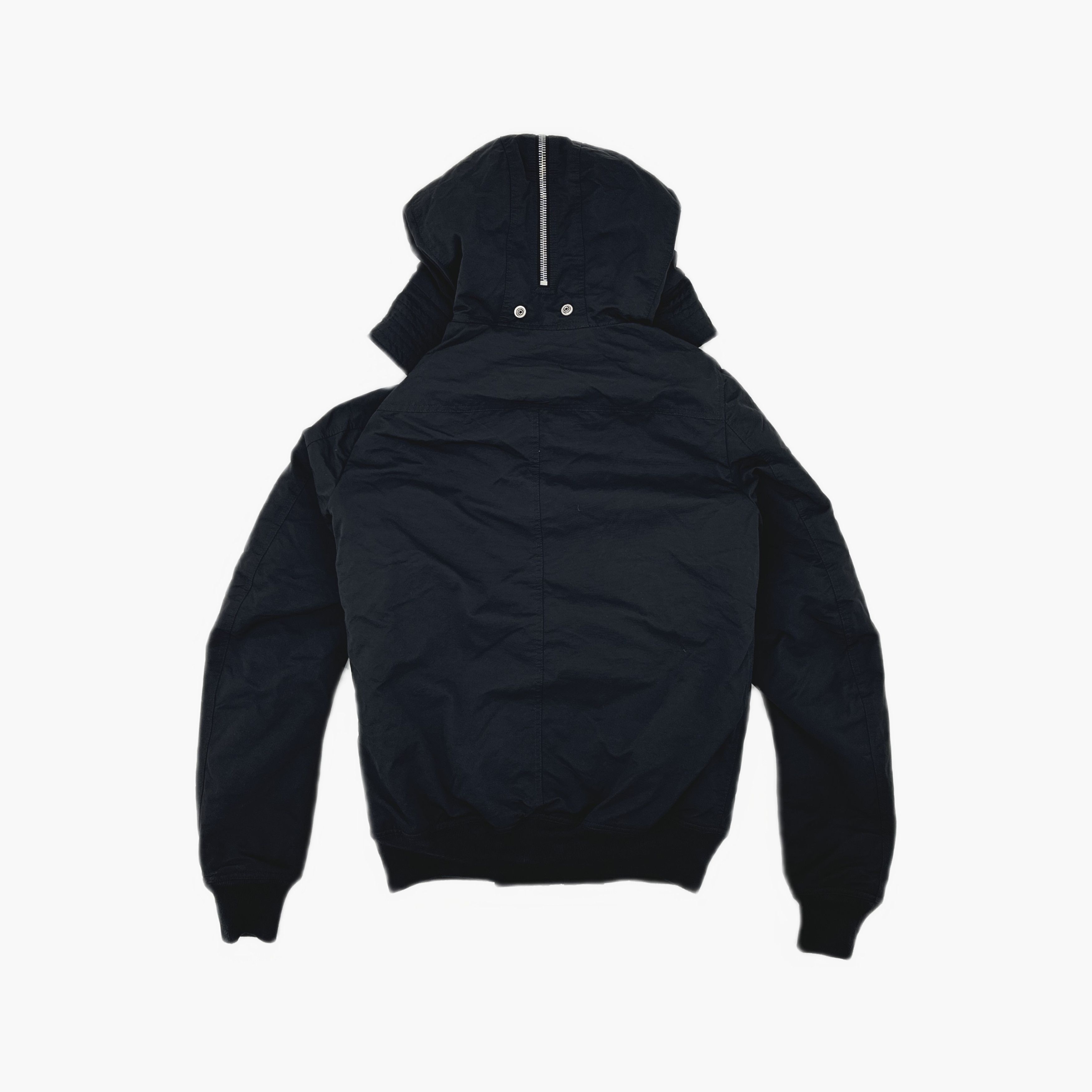 Rick Owens Drkshdw Rick Owens DRKSHDW Cotton Blend Hooded Jacket XS Size US XS / EU 42 / 0 - 2 Thumbnail