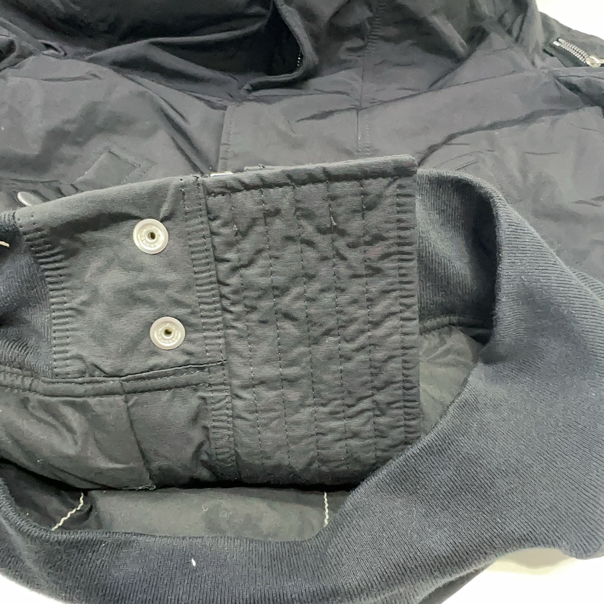 Rick Owens Drkshdw Rick Owens DRKSHDW Cotton Blend Hooded Jacket XS Size US XS / EU 42 / 0 - 11 Thumbnail