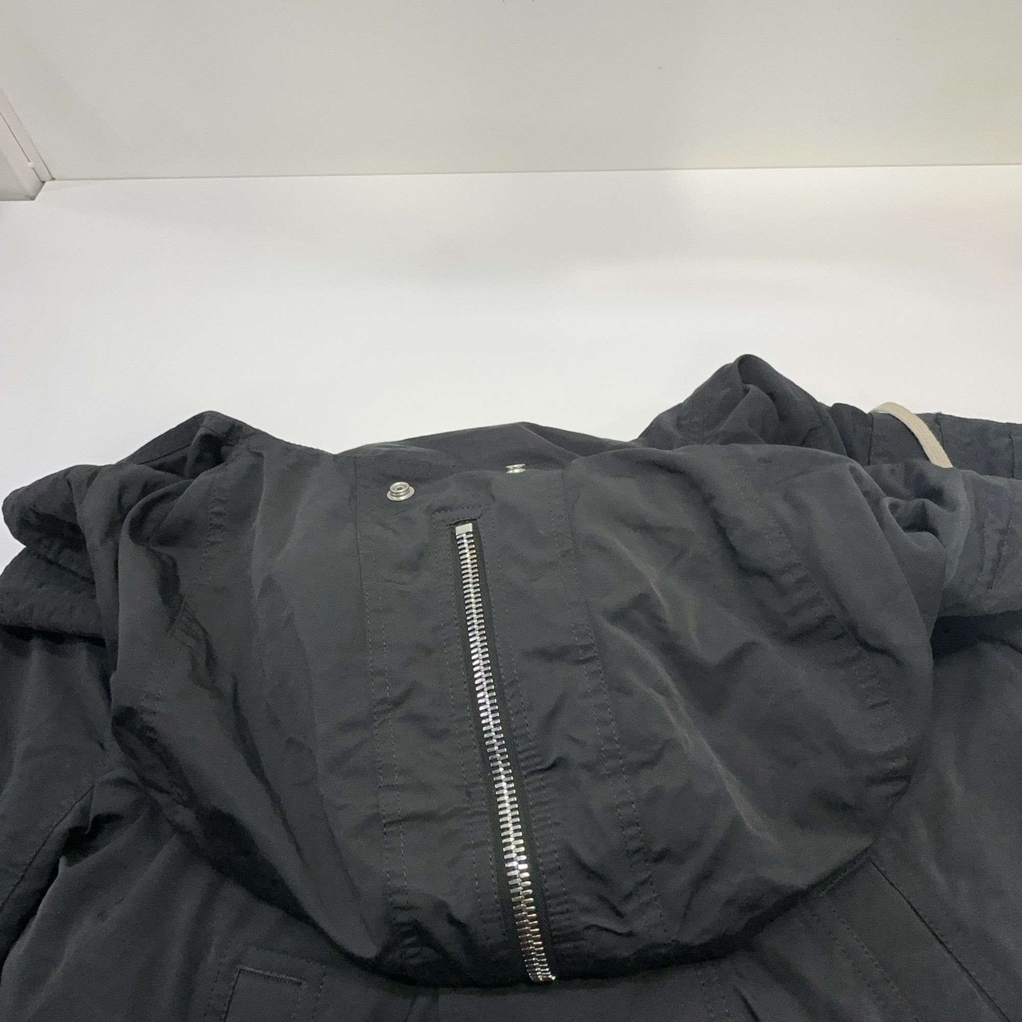Rick Owens Drkshdw Rick Owens DRKSHDW Cotton Blend Hooded Jacket XS Size US XS / EU 42 / 0 - 8 Thumbnail