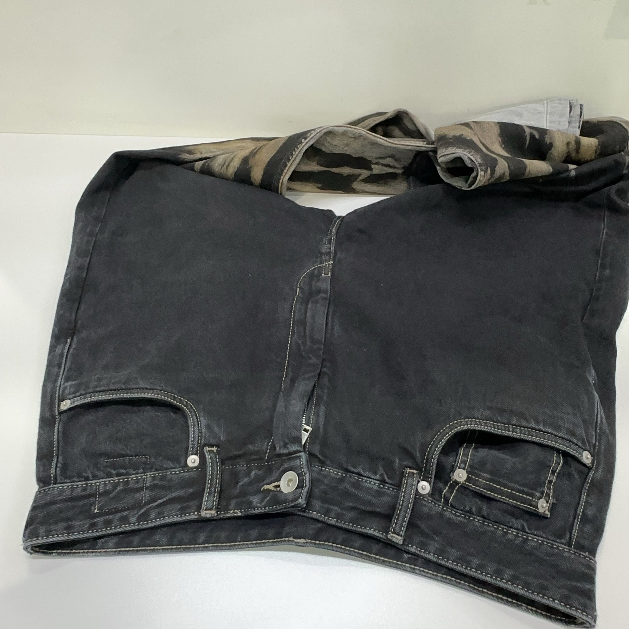 Rick Owens Drkshdw Rick Owens DRKSHDW Geth Cut Bleached Jeans 31 Size US 31 - 7 Thumbnail