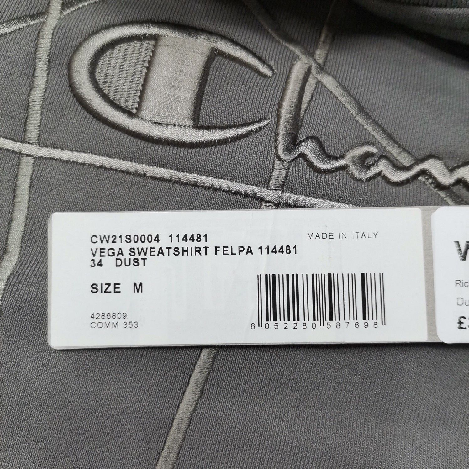 Champion × Rick Owens Rick Owens x Champion Logo Sweatshirt M Size M / US 6-8 / IT 42-44 - 6 Thumbnail