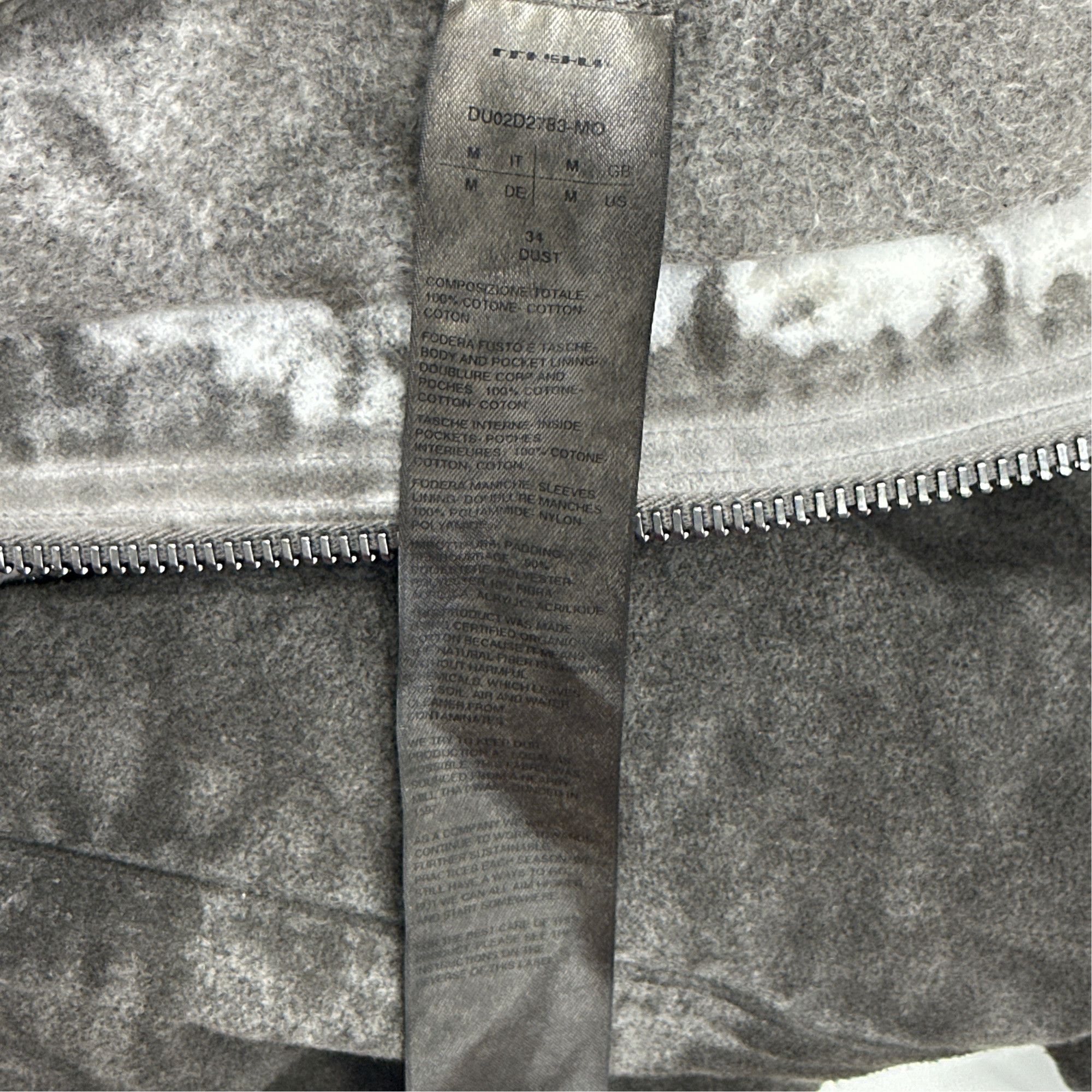 Rick Owens Drkshdw Rick Owens DRKSHDW Dust Zip-front Jacket Size M Size US M / EU 48-50 / 2 - 3 Thumbnail