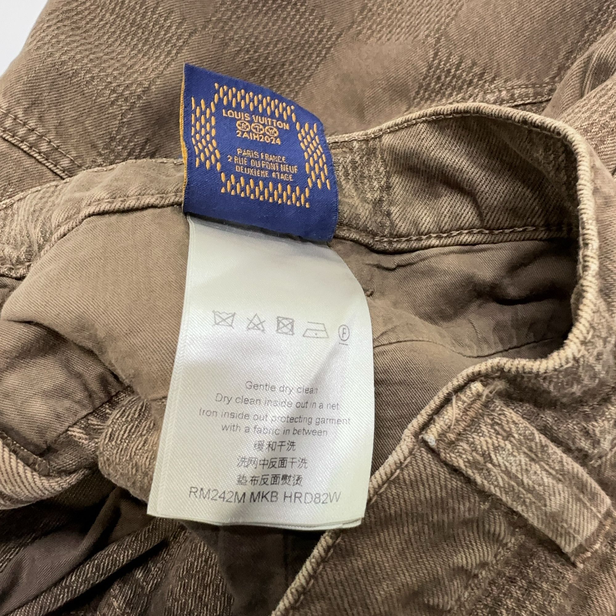 Louis Vuitton Louis Vuitton x Timberland Damier Denim Pants 34 Size US 34 / EU 50 - 5 Thumbnail
