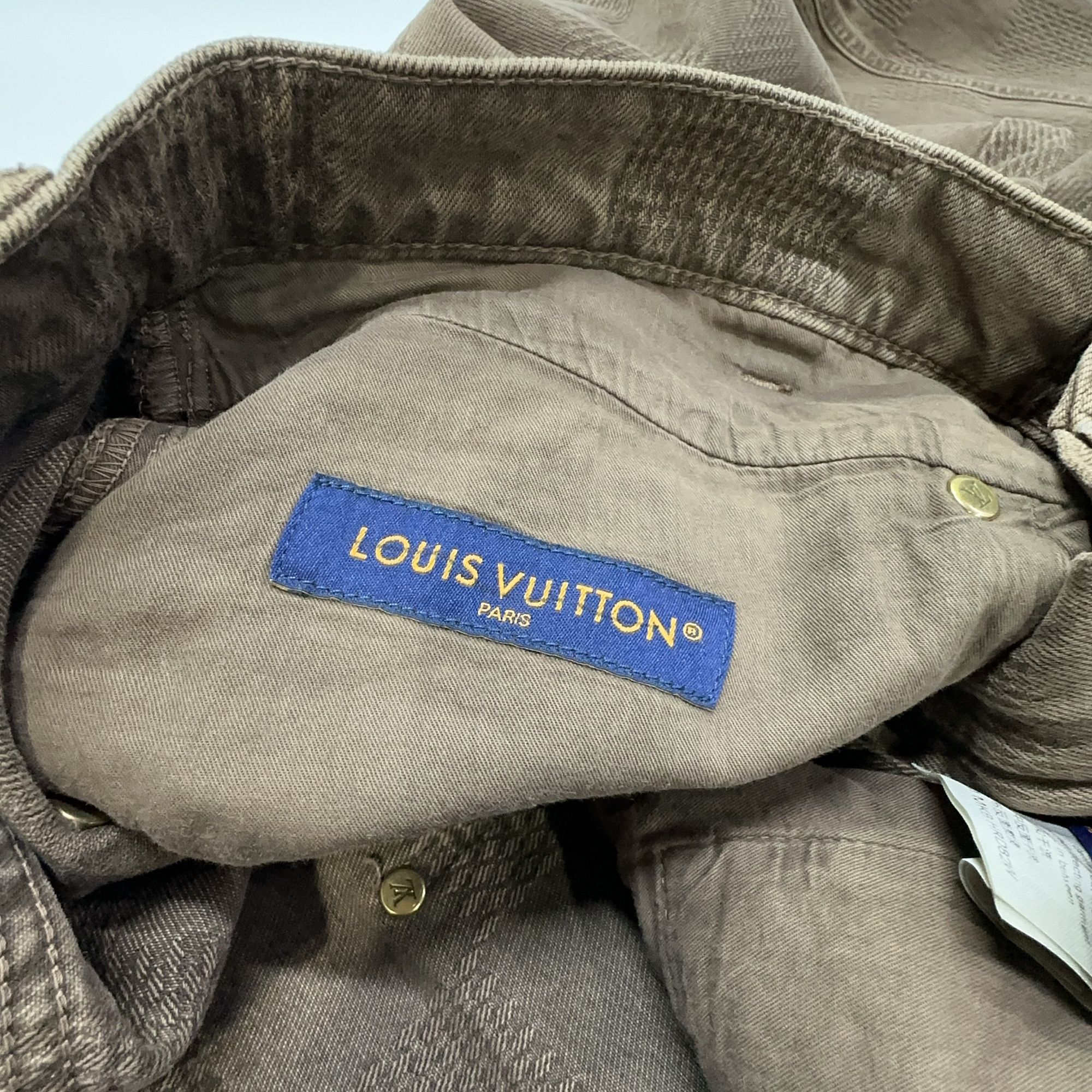 Louis Vuitton Louis Vuitton x Timberland Damier Denim Pants 34 Size US 34 / EU 50 - 3 Thumbnail