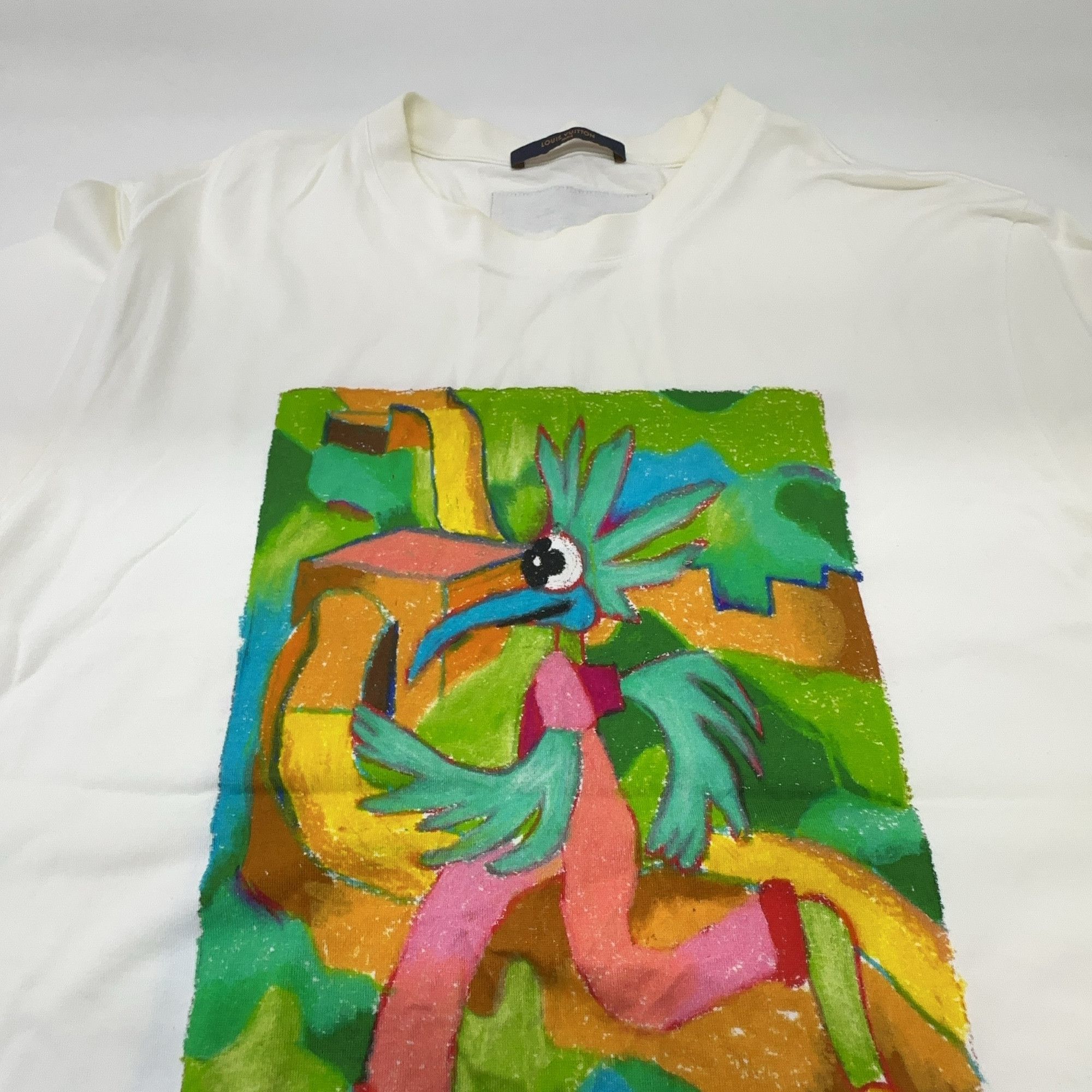 Louis Vuitton Louis Vuitton Graphic Print T-Shirt L Size US L / EU 52-54 / 3 - 6 Thumbnail