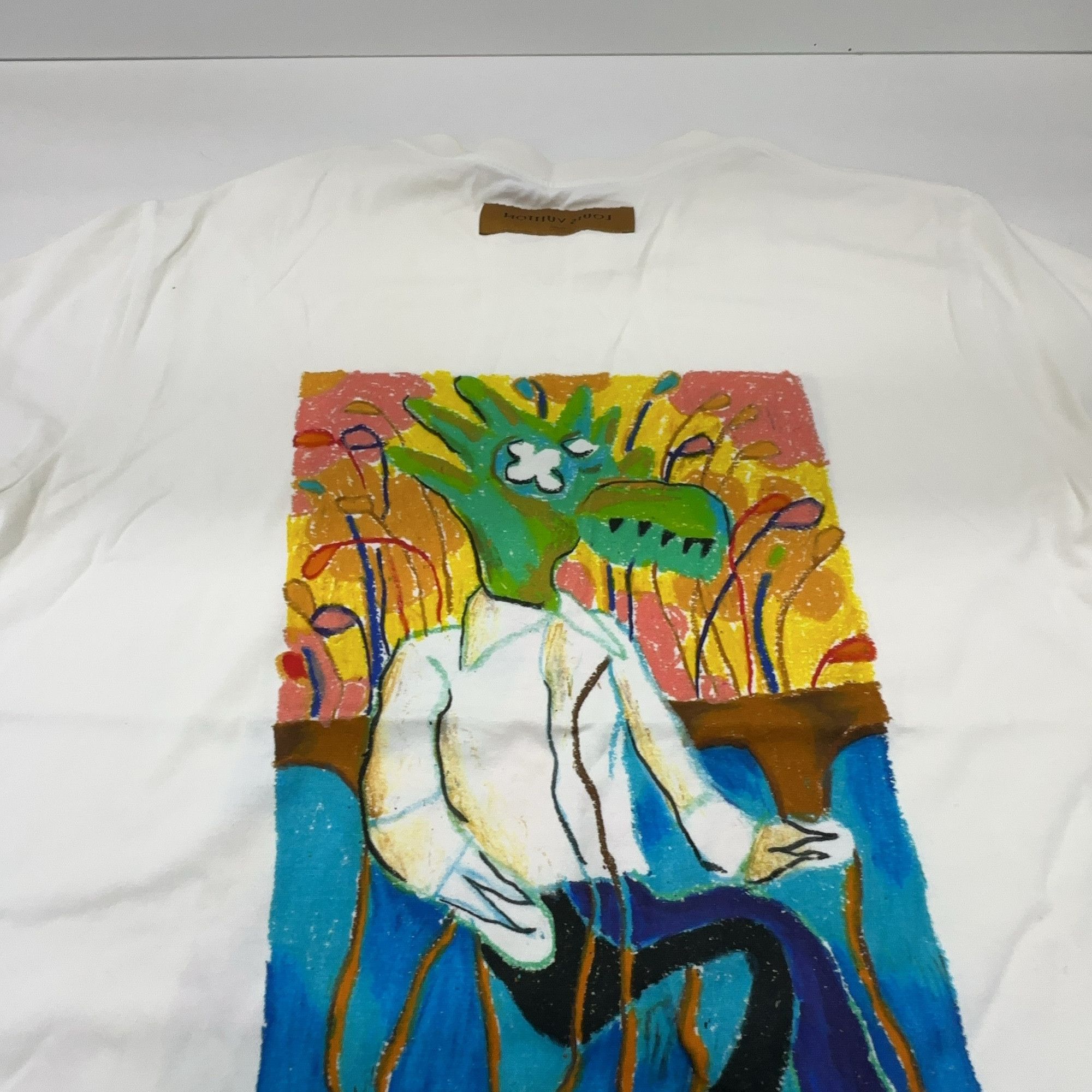 Louis Vuitton Louis Vuitton Graphic Print T-Shirt L Size US L / EU 52-54 / 3 - 10 Thumbnail