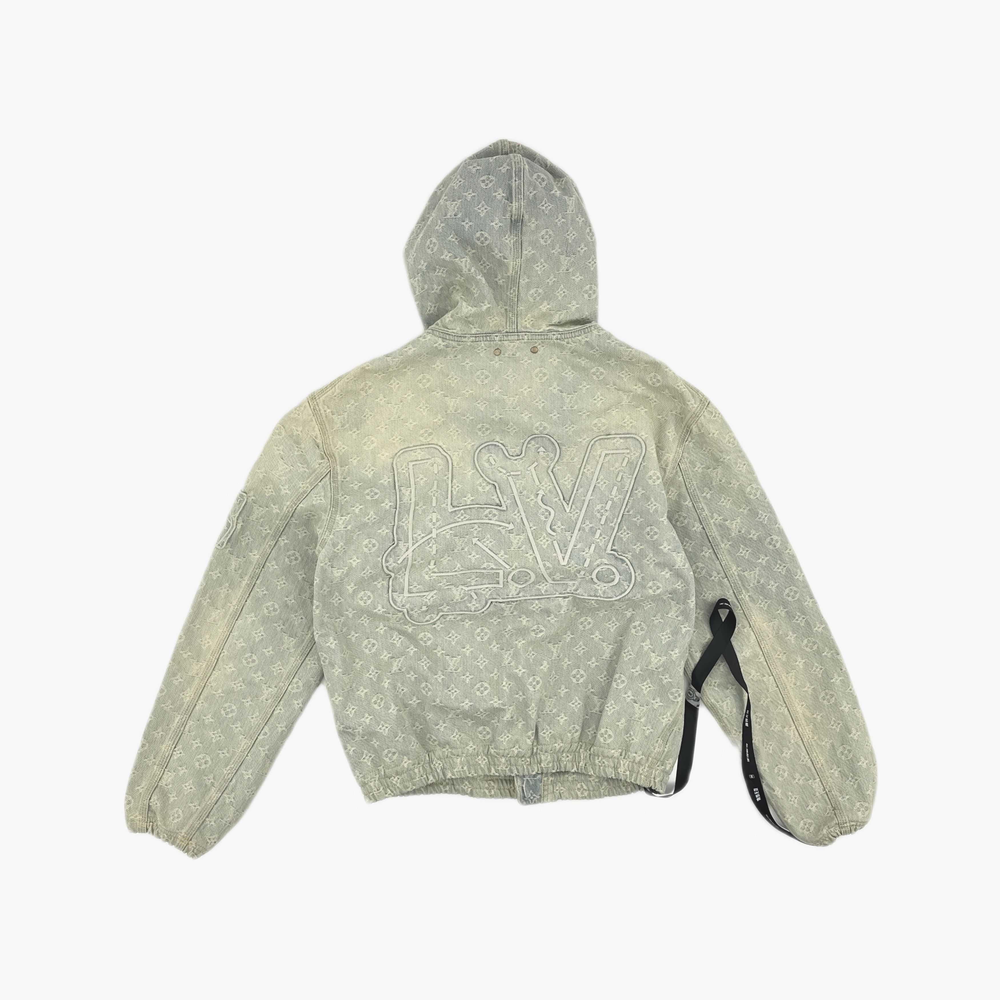 Louis Vuitton Louis Vuitton x NBA Monogram Denim Hooded Jacket 46 Size US S / EU 44-46 / 1 - 2 Thumbnail