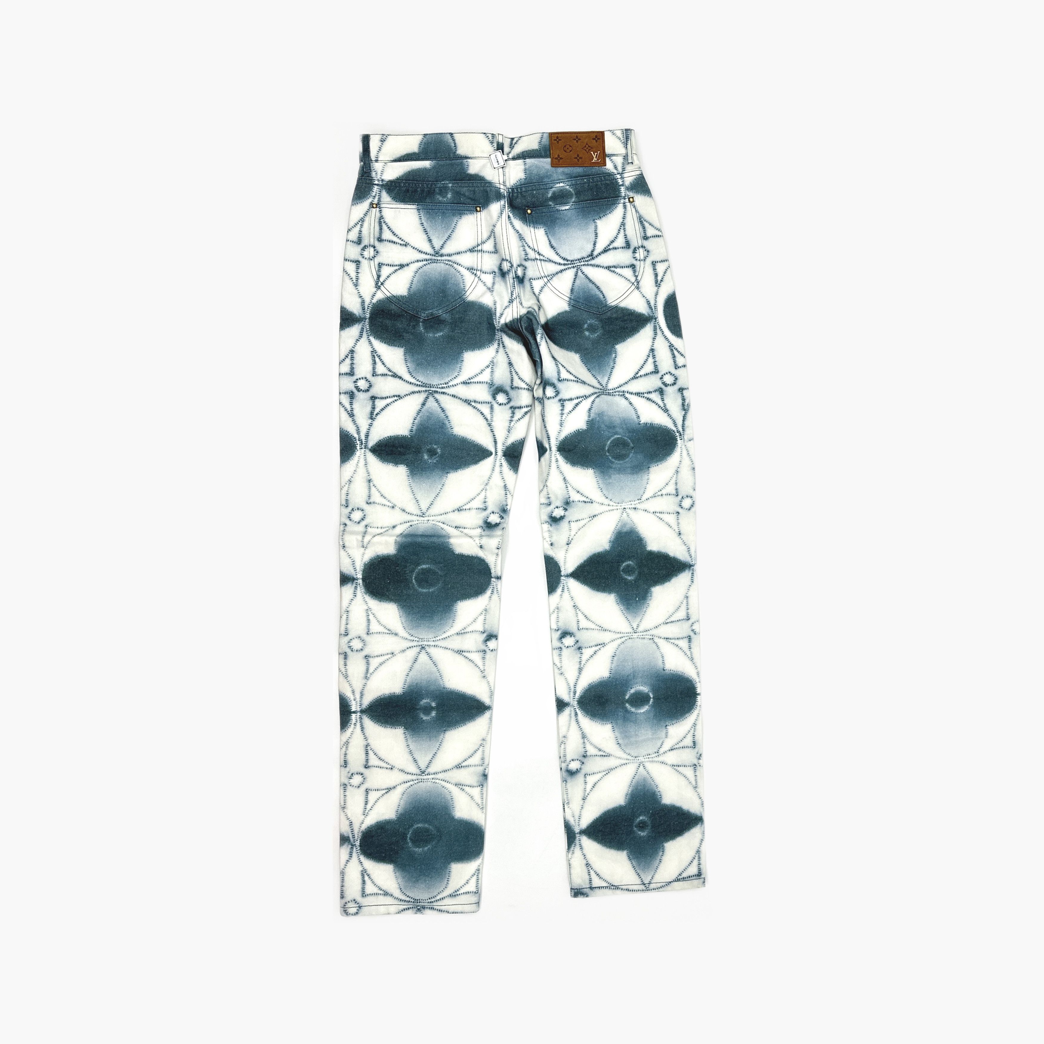 Louis Vuitton Louis Vuitton Monogram Tie-Dye Denim Jeans 30 Size US 30 / EU 46 - 2 Thumbnail