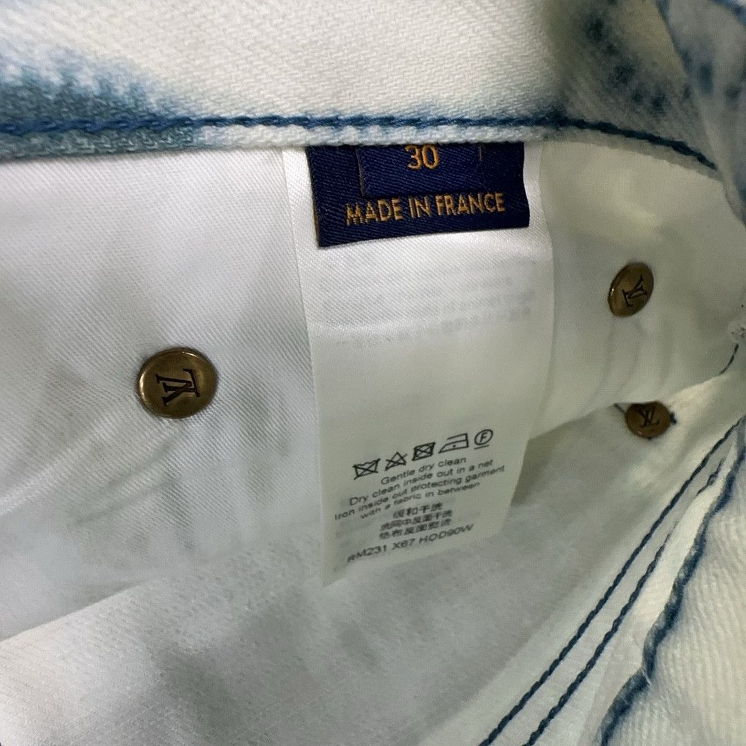 Louis Vuitton Louis Vuitton Monogram Tie-Dye Denim Jeans 30 Size US 30 / EU 46 - 3 Thumbnail