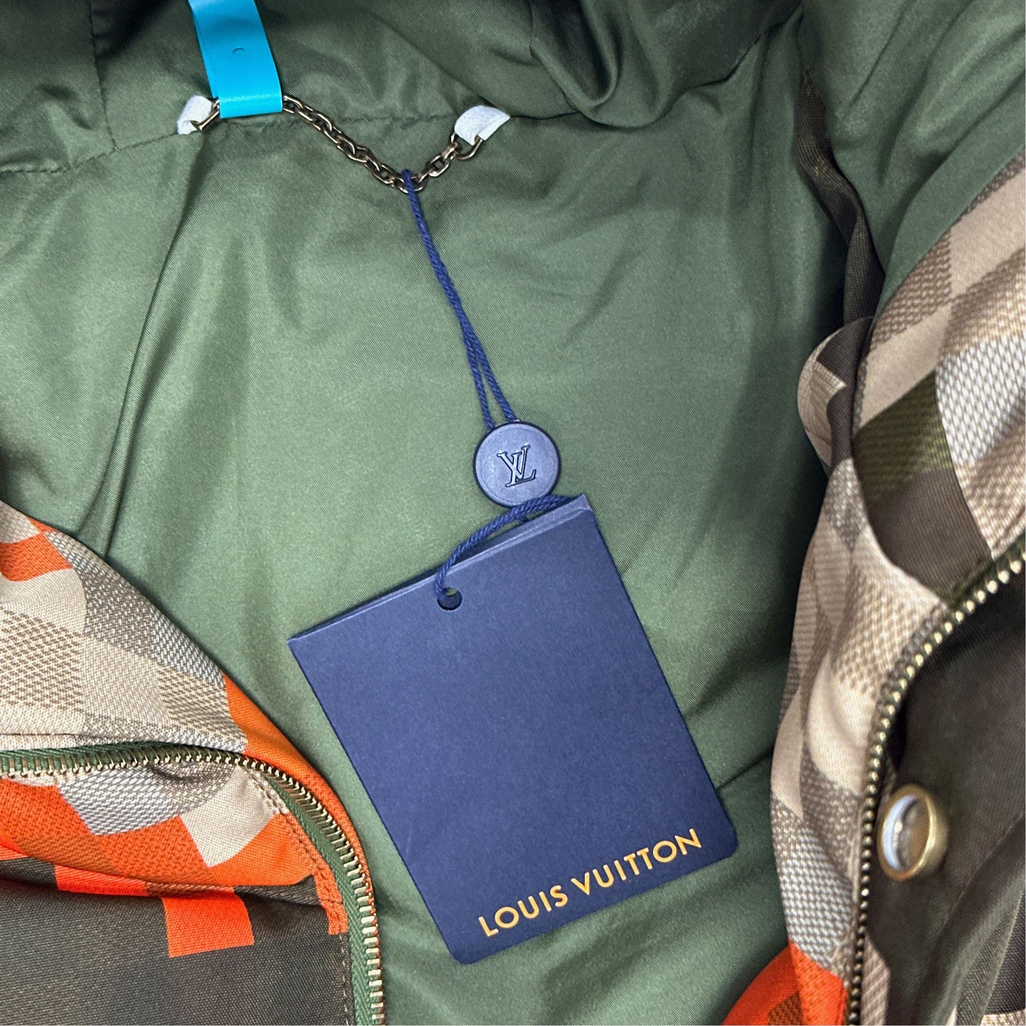 Louis Vuitton Louis Vuitton Pixelated Damier Puffer Jacket 48 Size US M / EU 48-50 / 2 - 2 Thumbnail