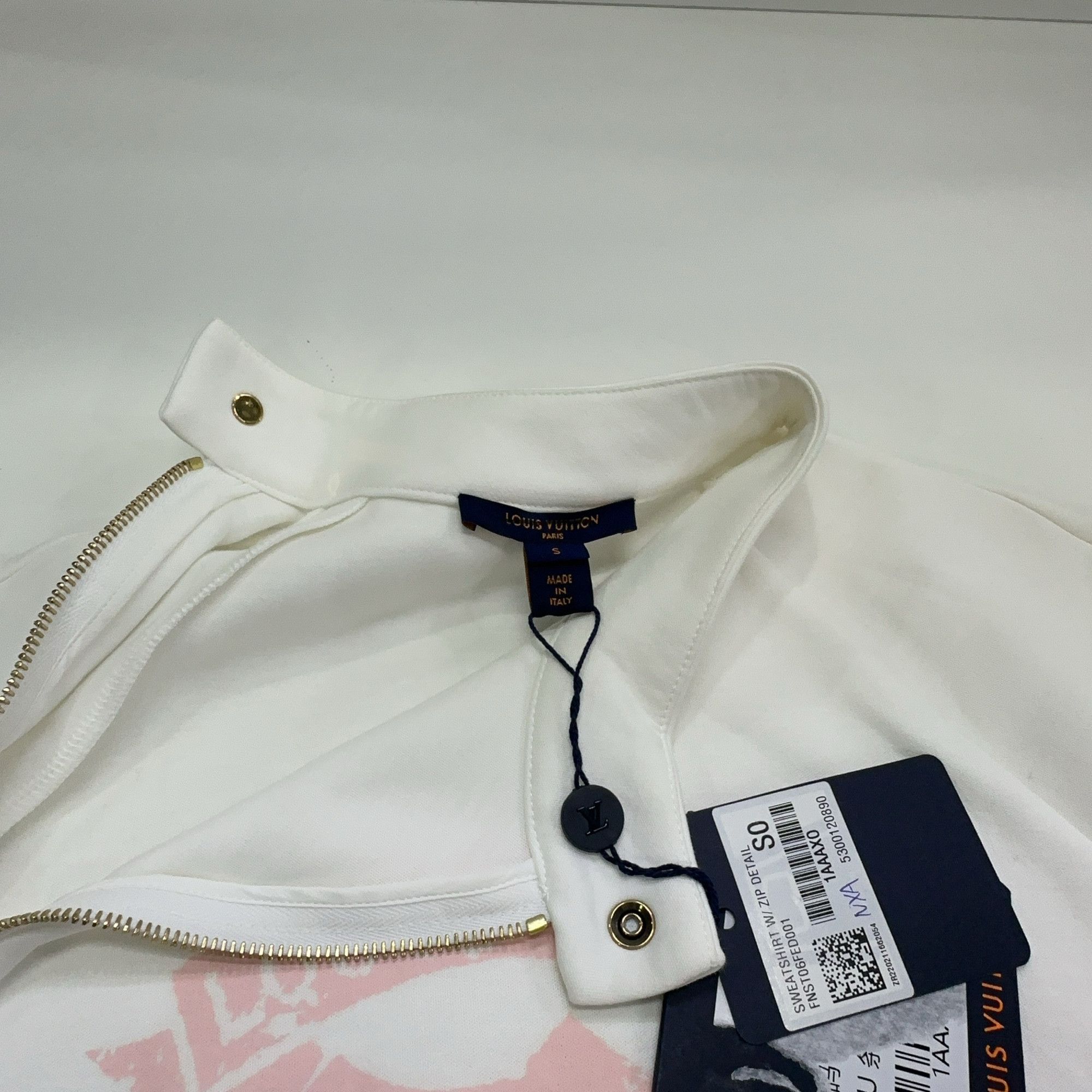 Louis Vuitton Louis Vuitton Pink Logo Zip Sweatshirt Size S Size S / US 4 / IT 40 - 7 Thumbnail