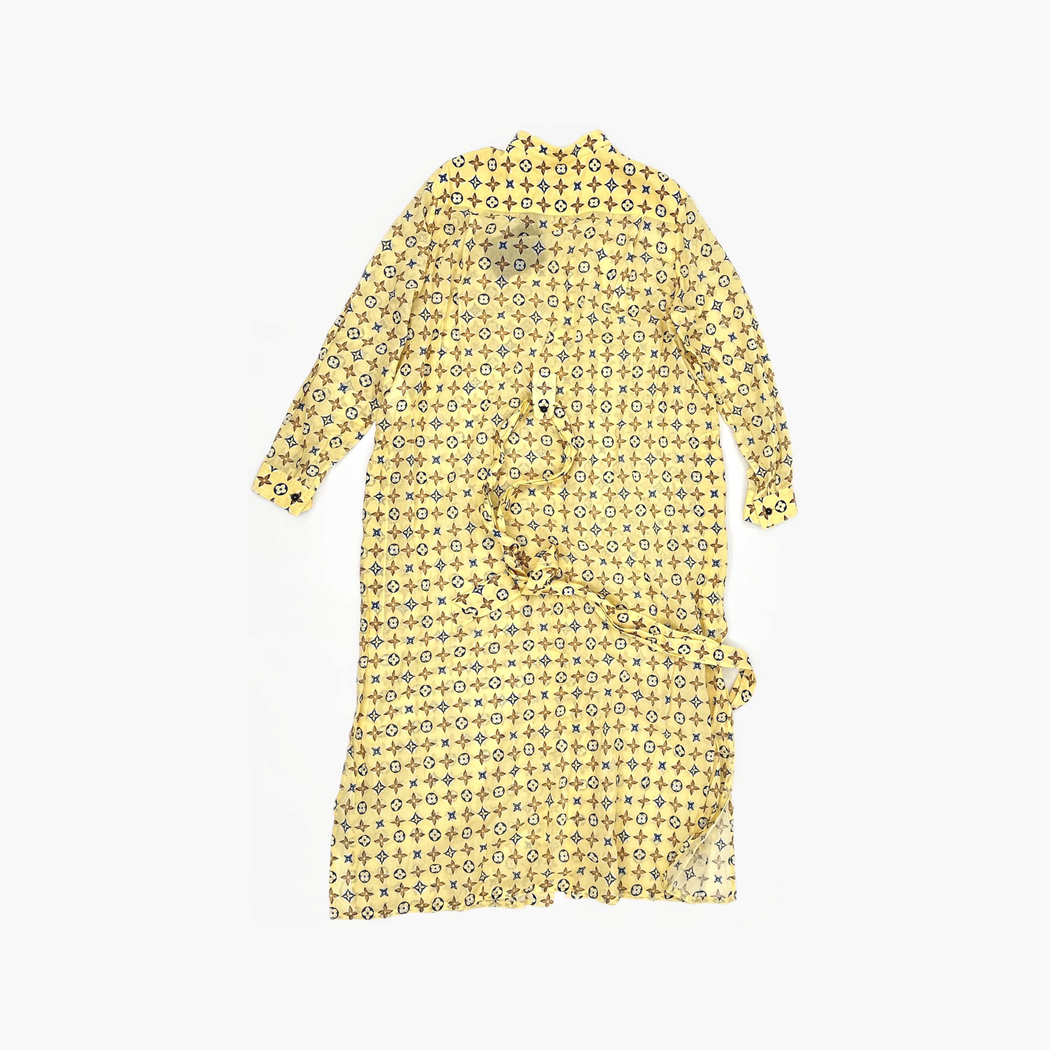 Louis Vuitton Louis Vuitton Monogram Print Shirt Dress FR 38 Size S / US 4 / IT 40 - 2 Thumbnail