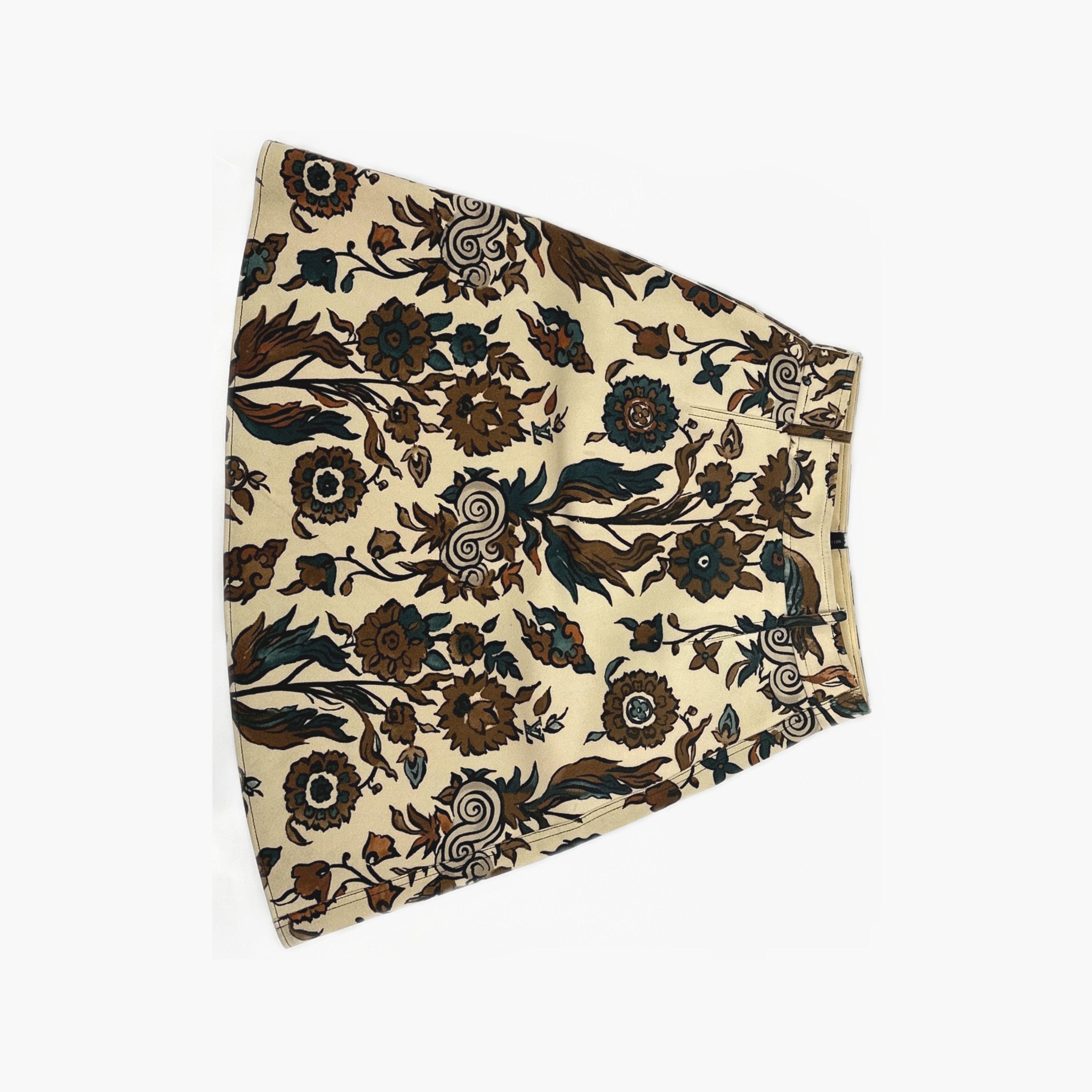 Louis Vuitton Louis Vuitton Floral Print Mini Skirt 40 Size 28" / US 6 / IT 42 - 2 Thumbnail