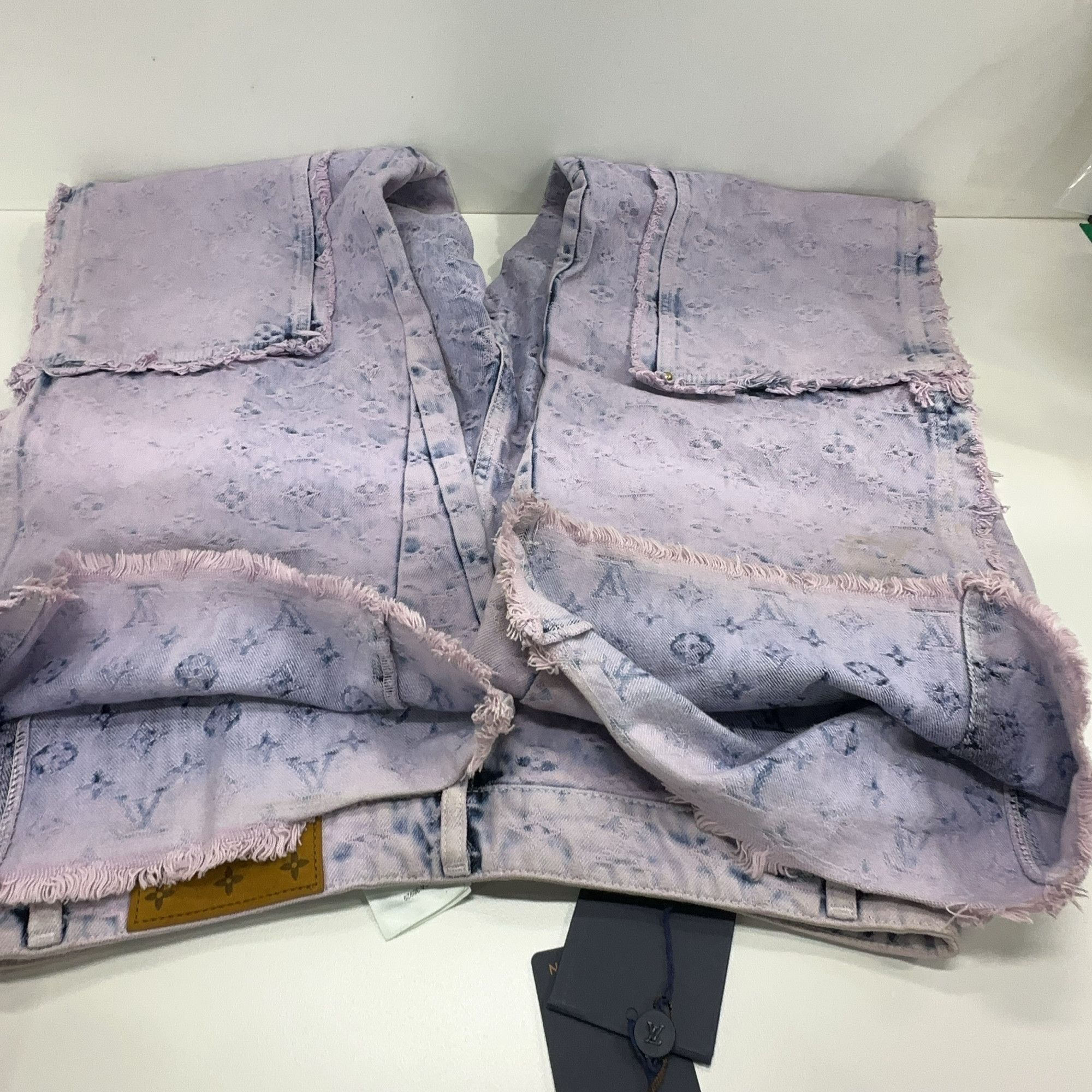 Louis Vuitton Louis Vuitton Monogram Fringed Carpenter Jeans 30 Size US 30 / EU 46 - 9 Thumbnail