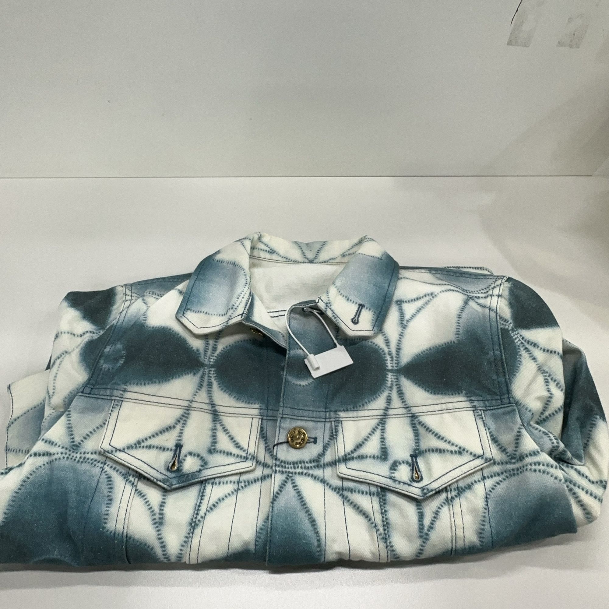 Louis Vuitton Louis Vuitton Tie-Dye Monogram Denim Jacket 48 Size US M / EU 48-50 / 2 - 8 Thumbnail