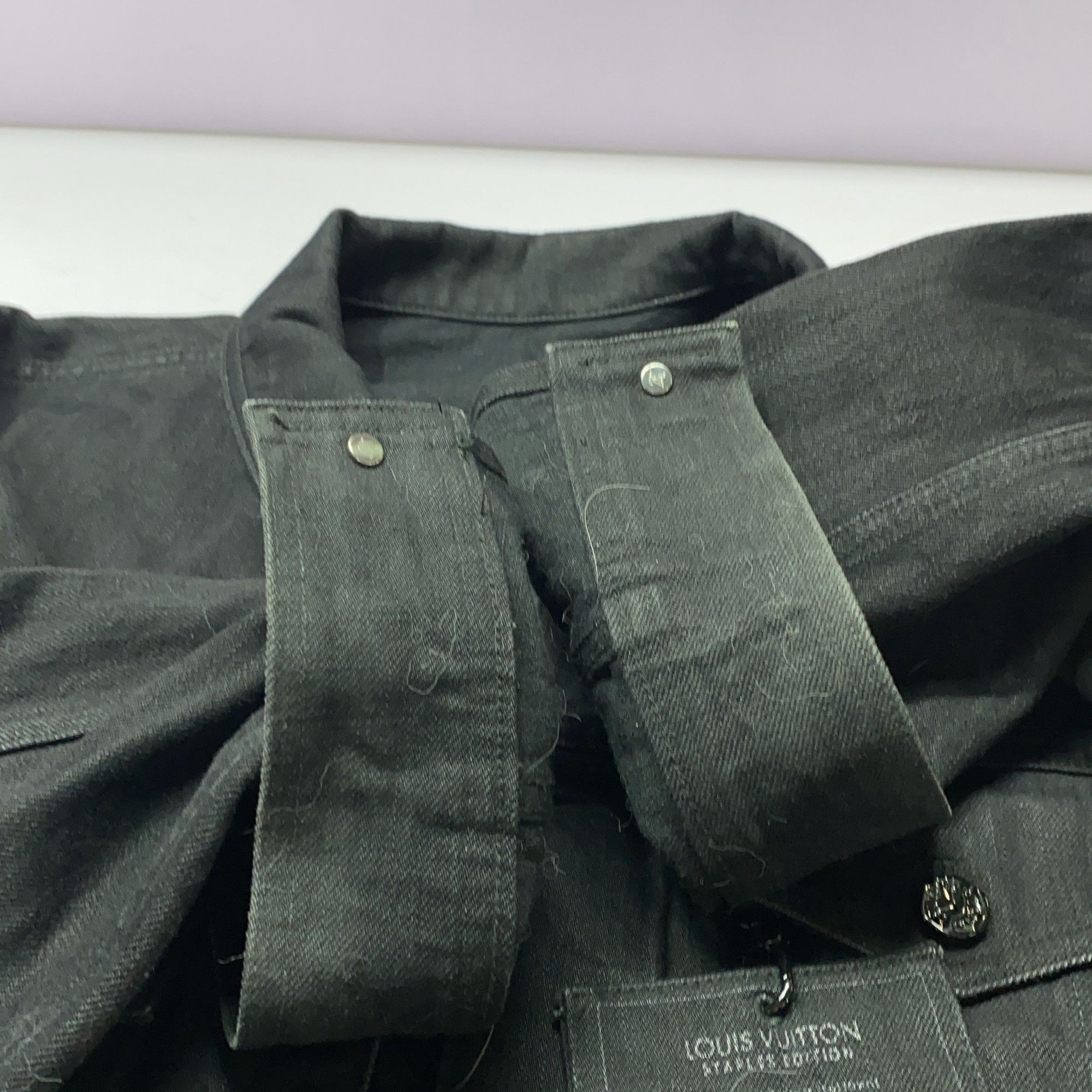 Louis Vuitton Louis Vuitton Staples Edition Denim Jacket 48 Size US M / EU 48-50 / 2 - 6 Thumbnail