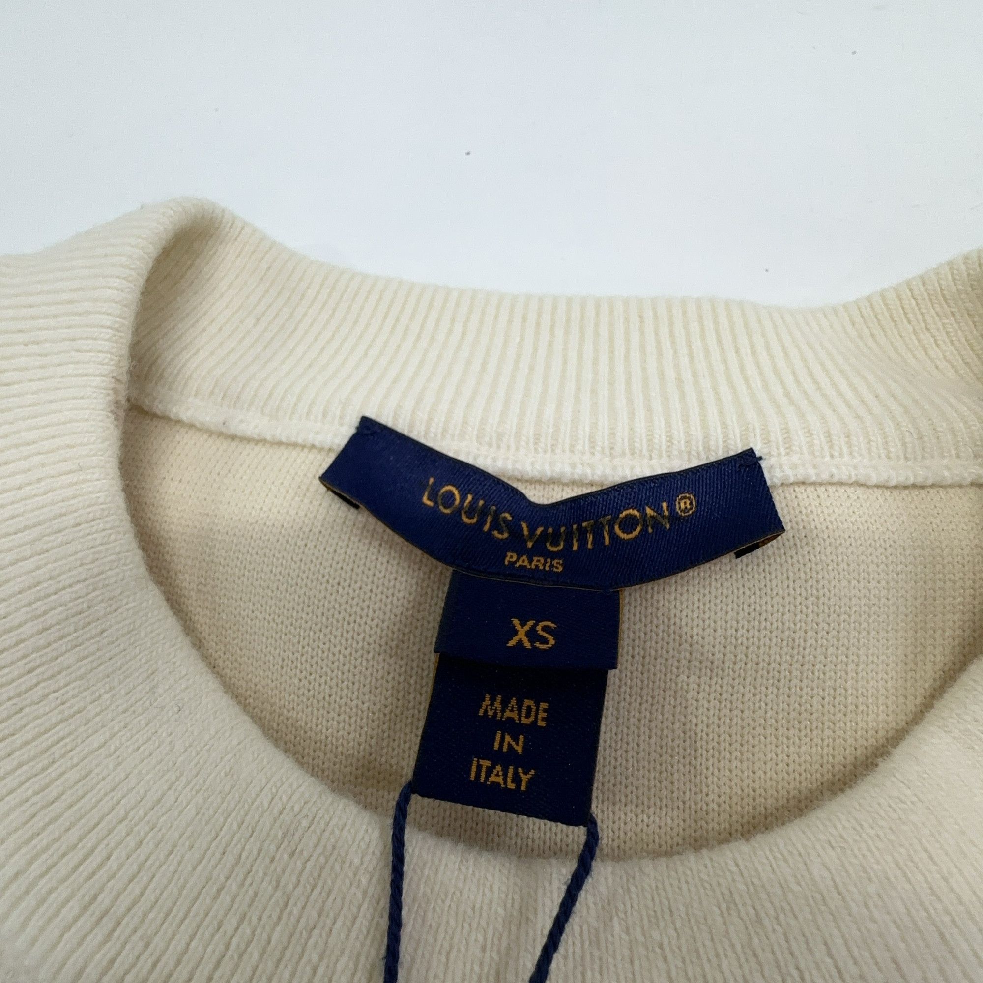 Louis Vuitton Louis Vuitton Striped Logo Knit Sweater XS Size XS / US 0-2 / IT 36-38 - 4 Thumbnail