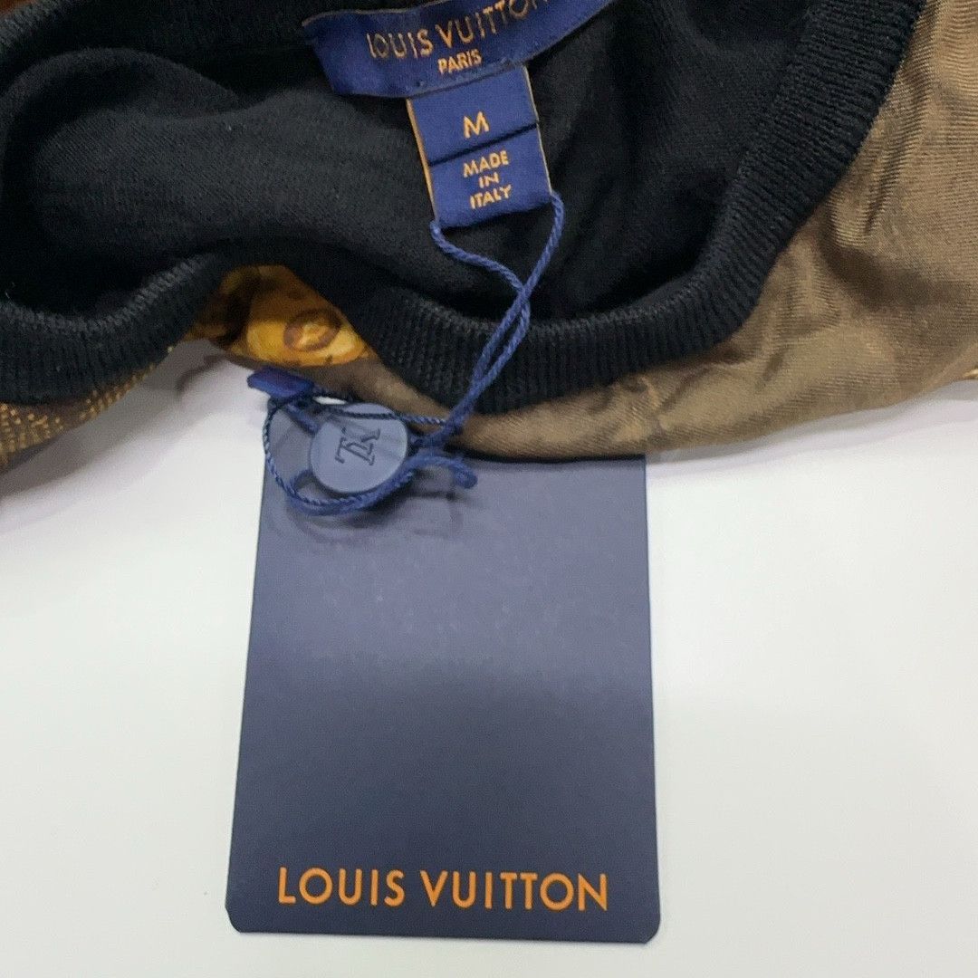 Louis Vuitton Louis Vuitton Trunk Print Silk Blend Sweater M Size M / US 6-8 / IT 42-44 - 4 Thumbnail