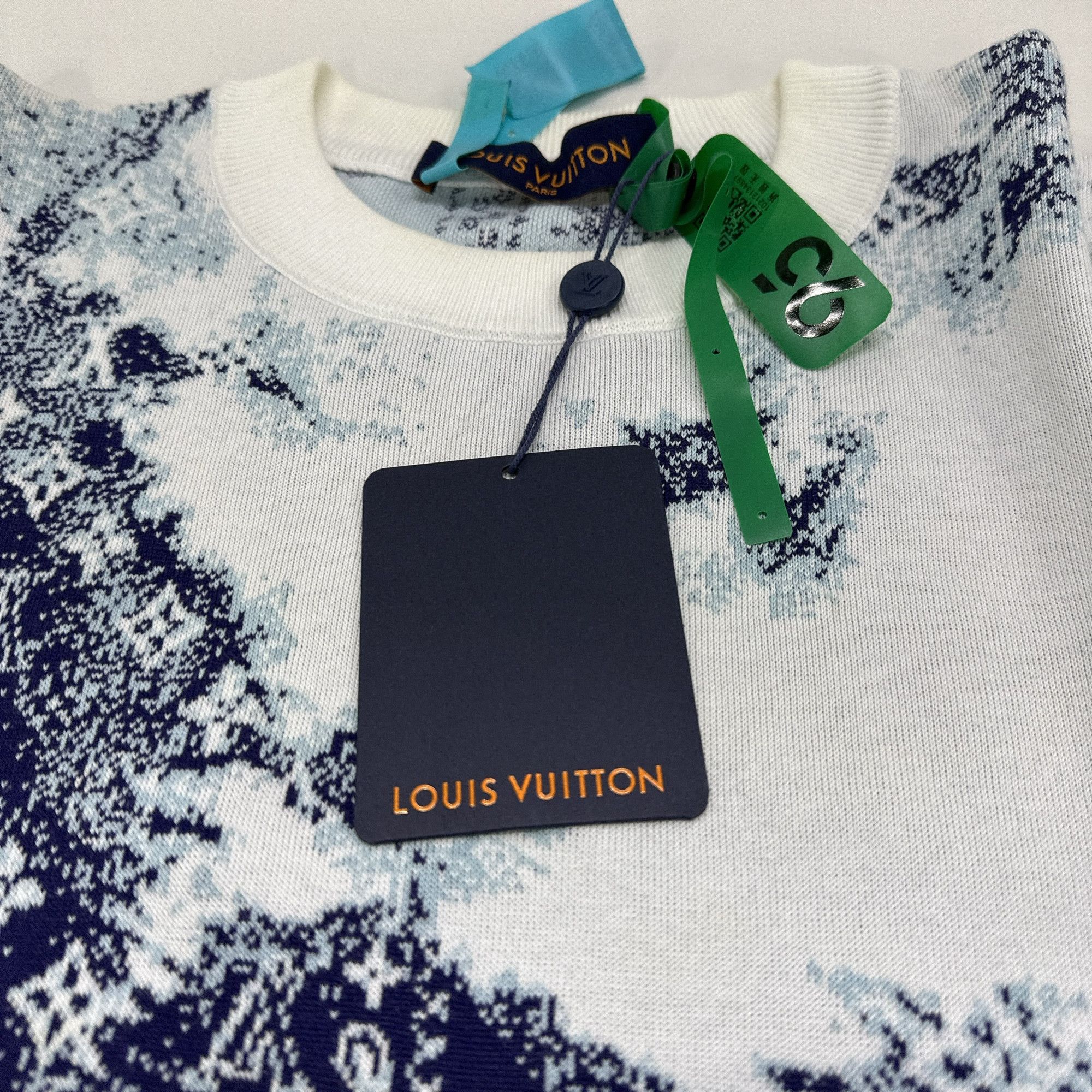 Louis Vuitton Louis Vuitton Monogram Bandana Knit Sweater M Size US M / EU 48-50 / 2 - 6 Thumbnail
