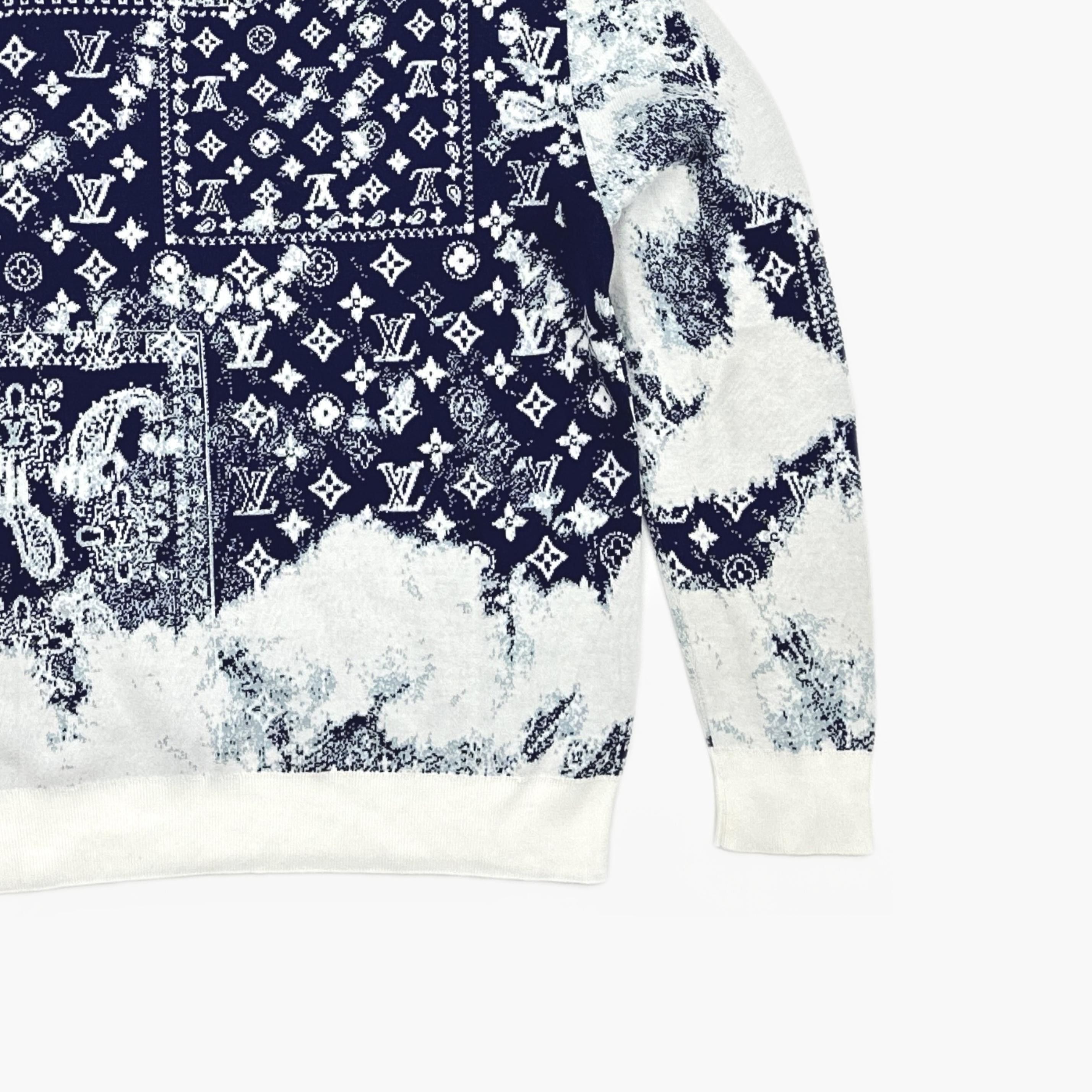 Louis Vuitton Louis Vuitton Monogram Bandana Knit Sweater M Size US M / EU 48-50 / 2 - 5 Thumbnail