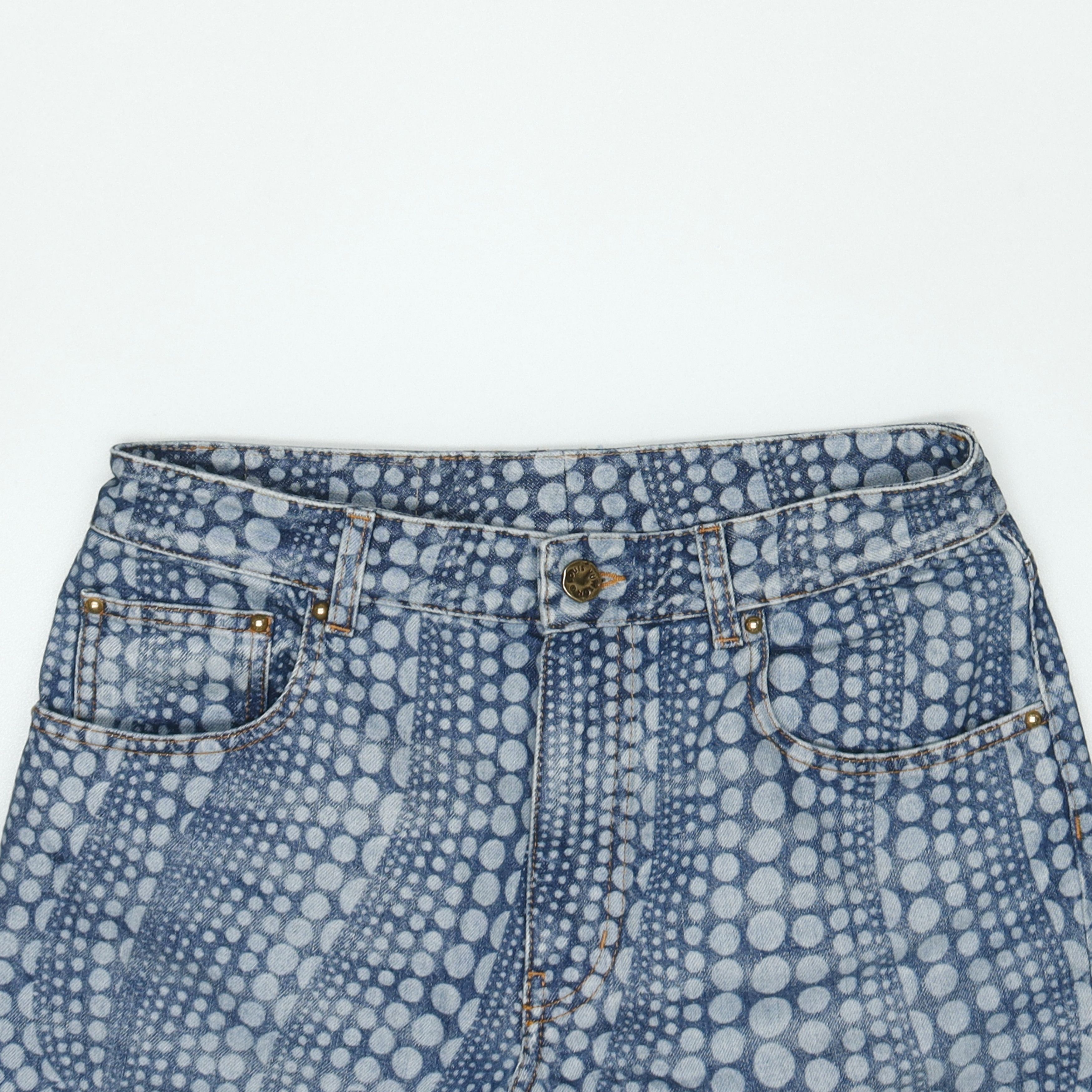 Louis Vuitton Louis Vuitton x Yayoi Kusama Pumpkin Print Jeans 29 Size US 29 - 4 Thumbnail