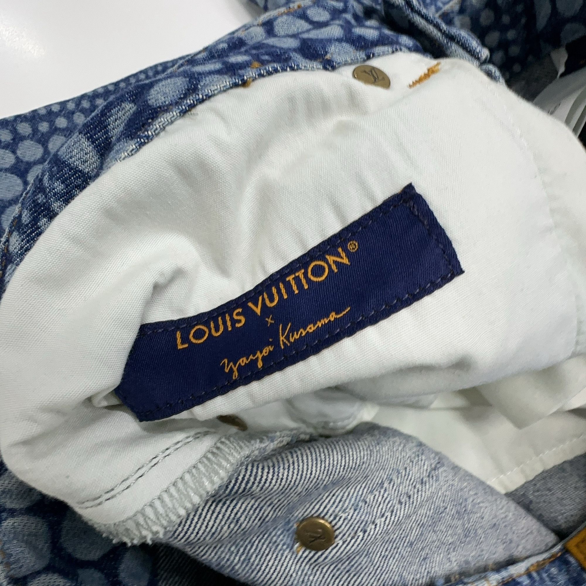 Louis Vuitton Louis Vuitton x Yayoi Kusama Pumpkin Print Jeans 29 Size US 29 - 6 Thumbnail