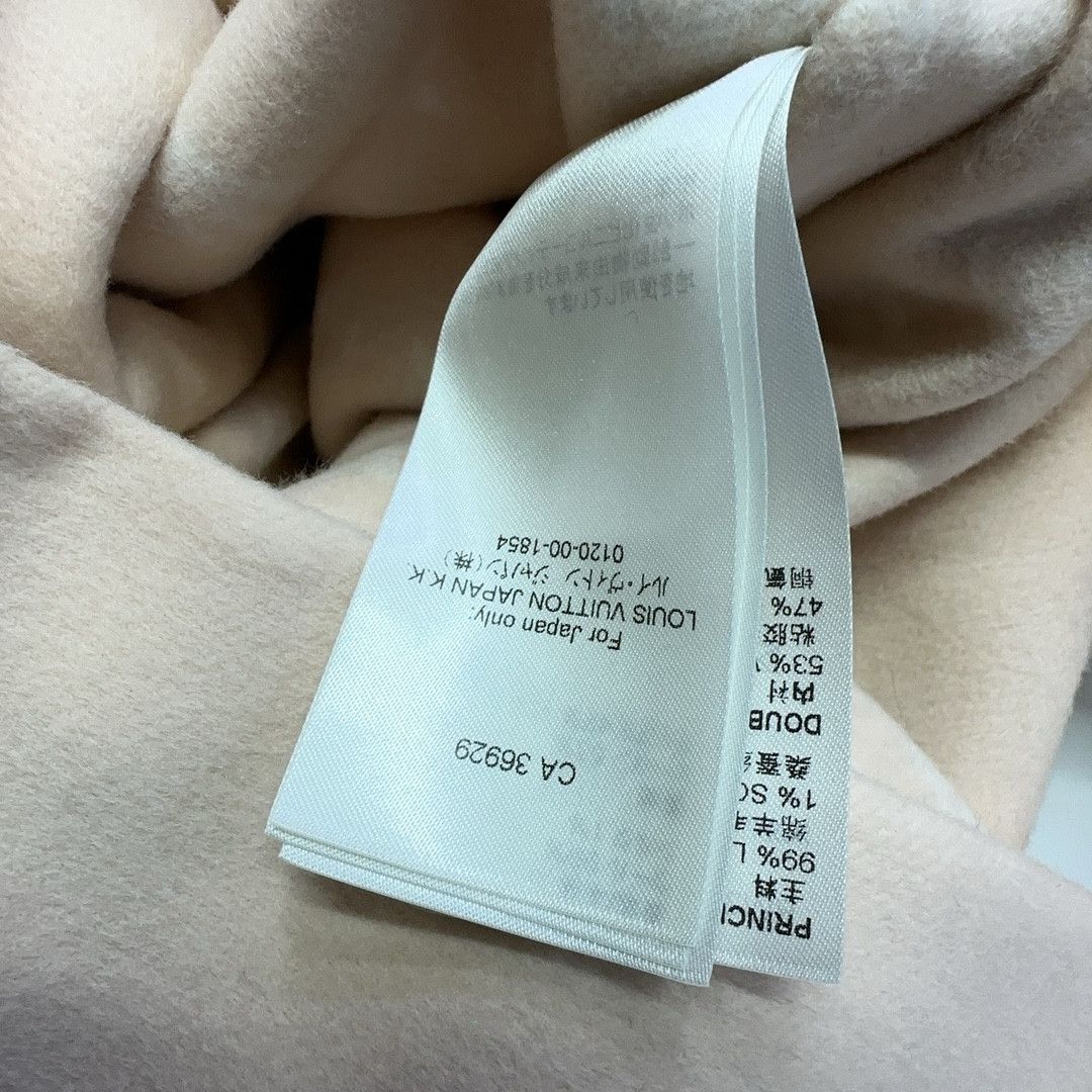 Louis Vuitton Louis Vuitton Pink Wool-Silk Belted Coat FR 38 Size S / US 4 / IT 40 - 5 Thumbnail