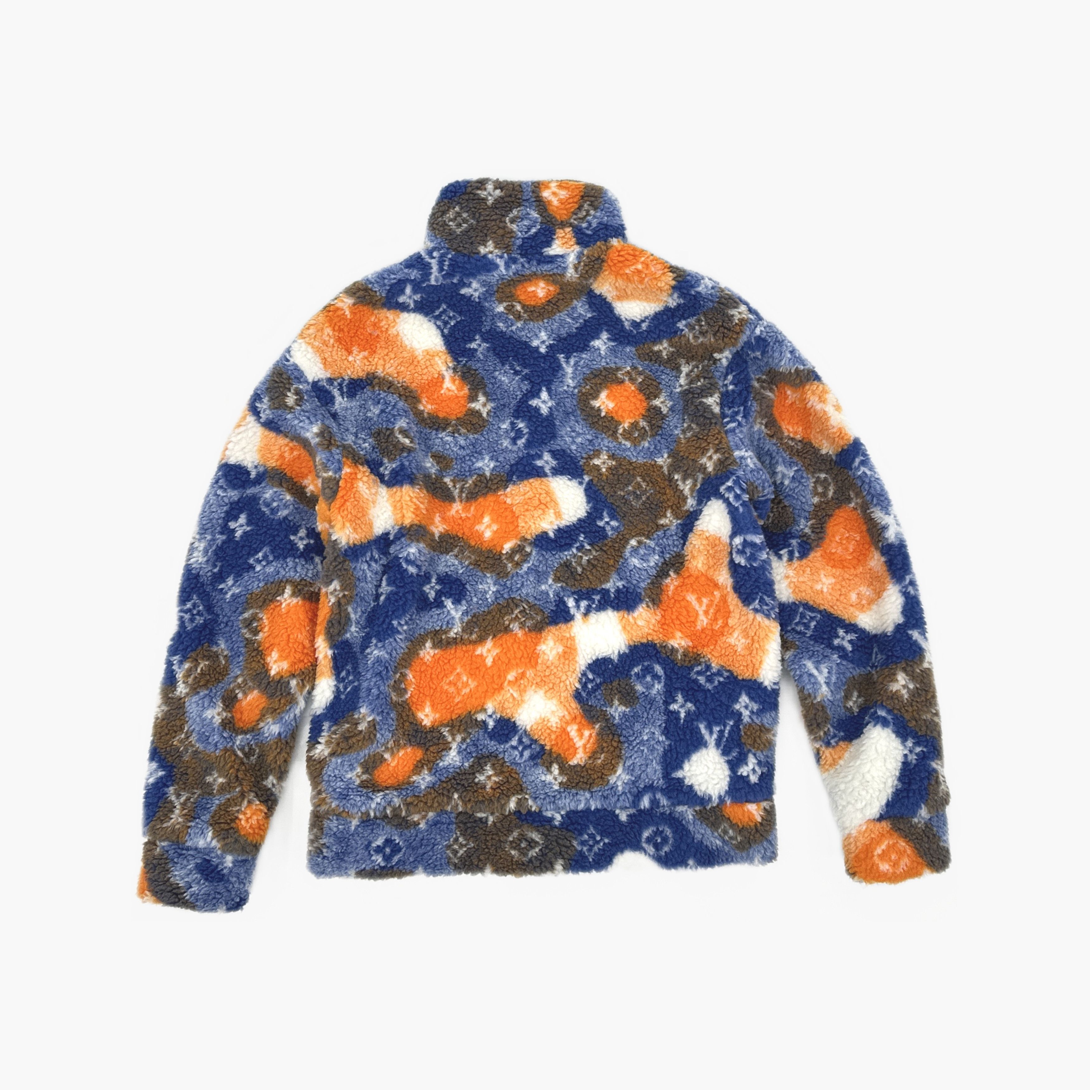 Louis Vuitton Louis Vuitton Monogram Fleece Zip-Up Jacket Size M Size US M / EU 48-50 / 2 - 2 Thumbnail