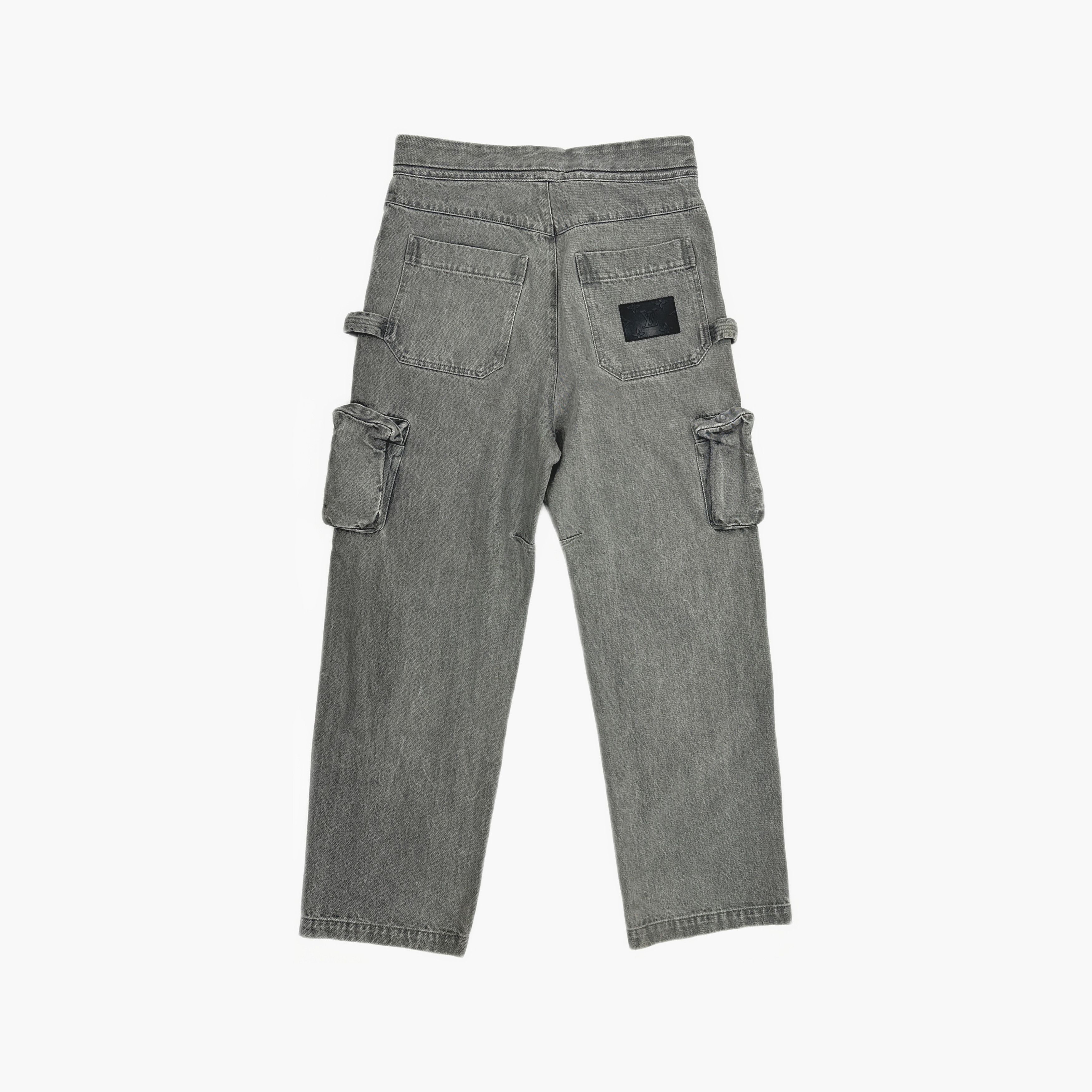 Louis Vuitton Louis Vuitton 3D Pocket Washed Denim Jeans 30 Size US 30 / EU 46 - 2 Thumbnail