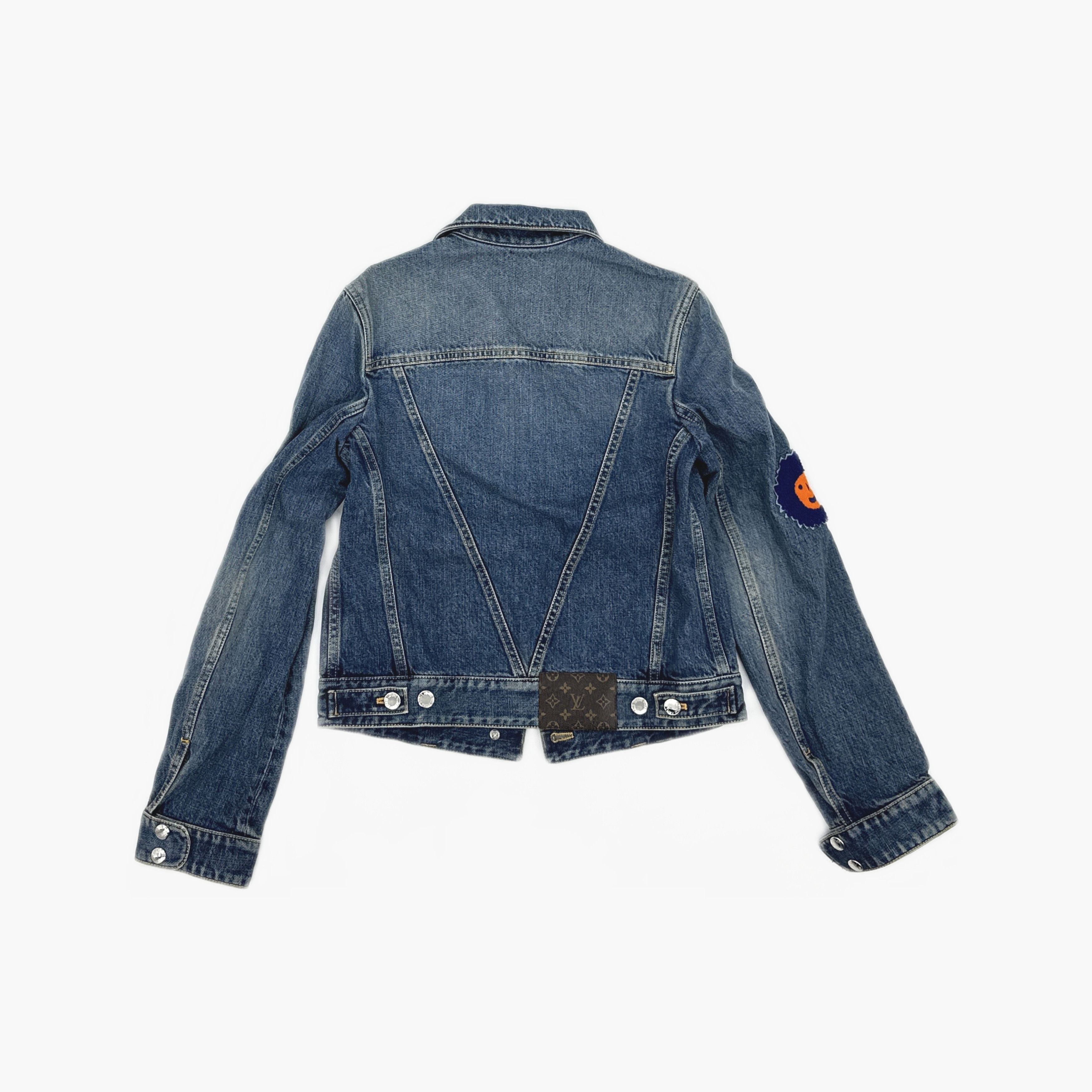 Louis Vuitton Louis Vuitton x Yayoi Kusama Patch Denim Jacket 34 Size XS / US 0-2 / IT 36-38 - 2 Thumbnail