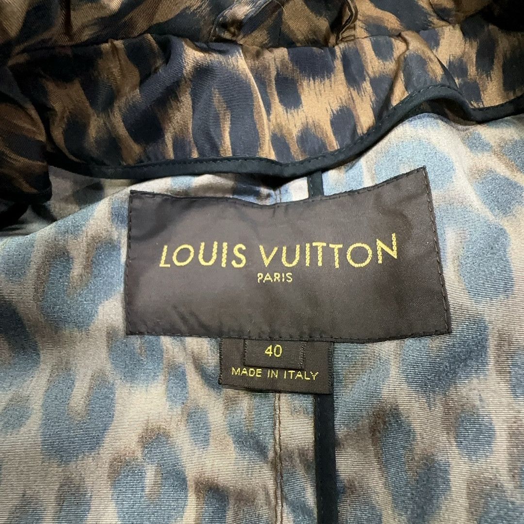 Louis Vuitton Louis Vuitton Leopard Print Double Breasted Coat 40 Size M / US 6-8 / IT 42-44 - 3 Thumbnail