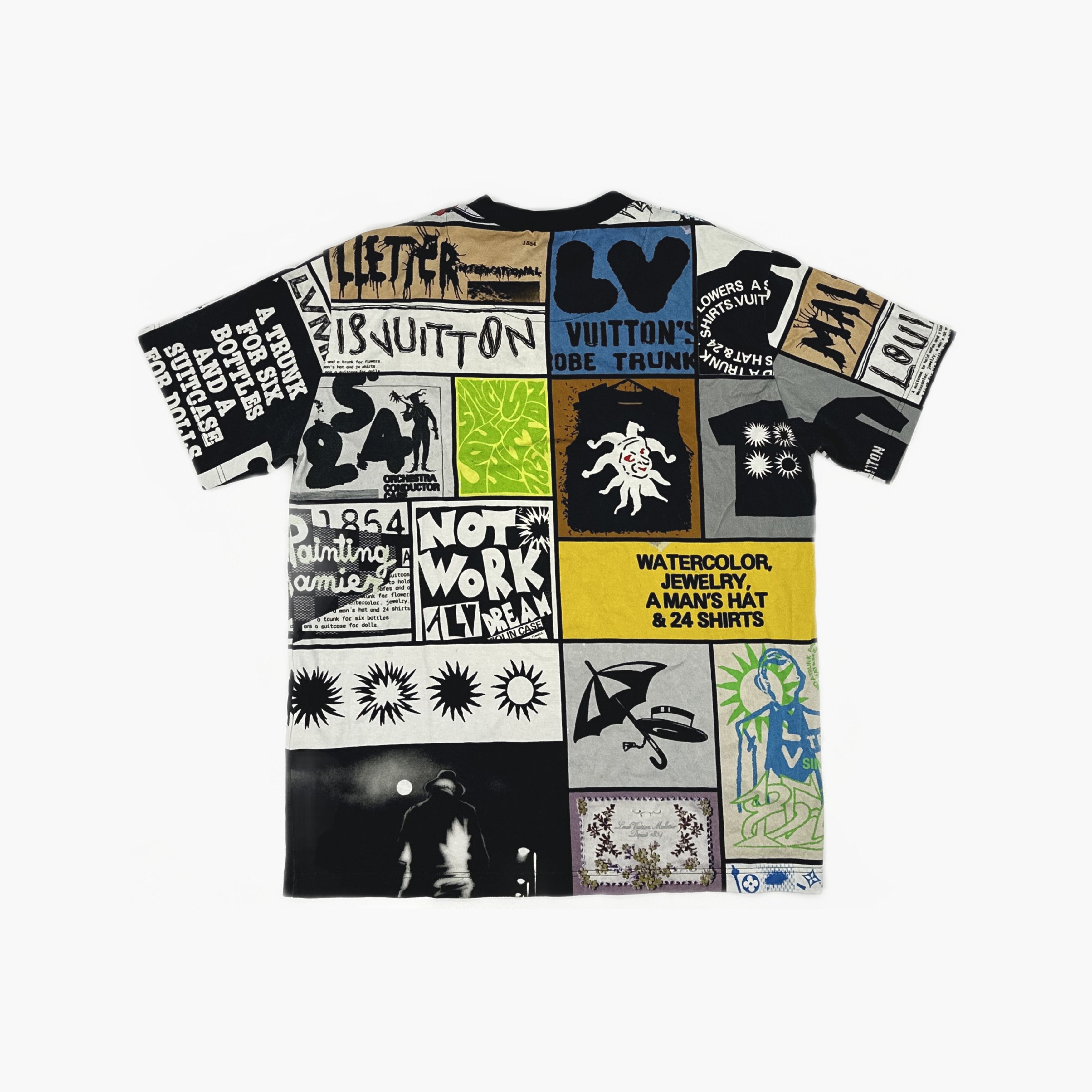 Louis Vuitton Louis Vuitton FW23 Graphic Patchwork T-Shirt L Size US L / EU 52-54 / 3 - 2 Thumbnail