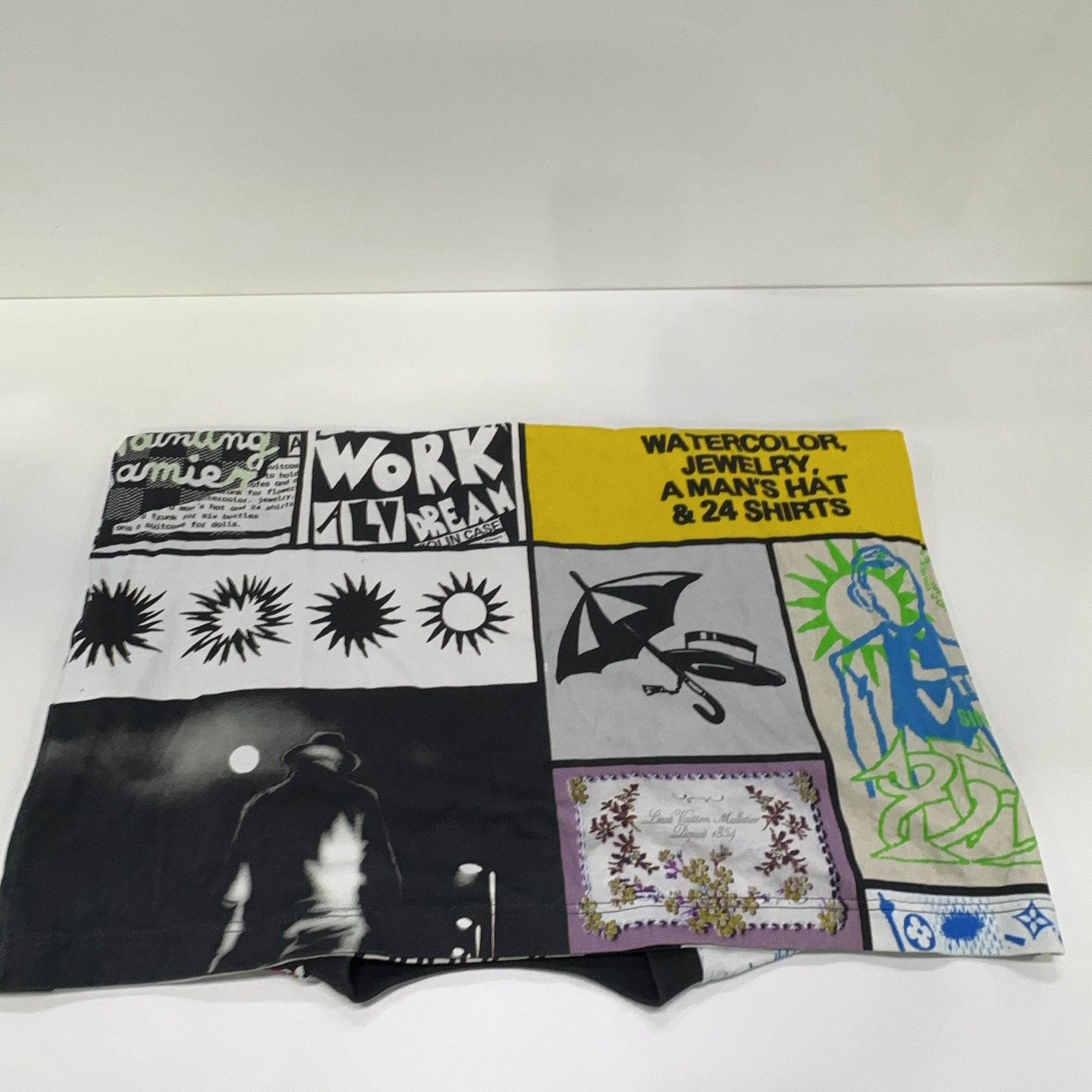 Louis Vuitton Louis Vuitton FW23 Graphic Patchwork T-Shirt L Size US L / EU 52-54 / 3 - 14 Thumbnail