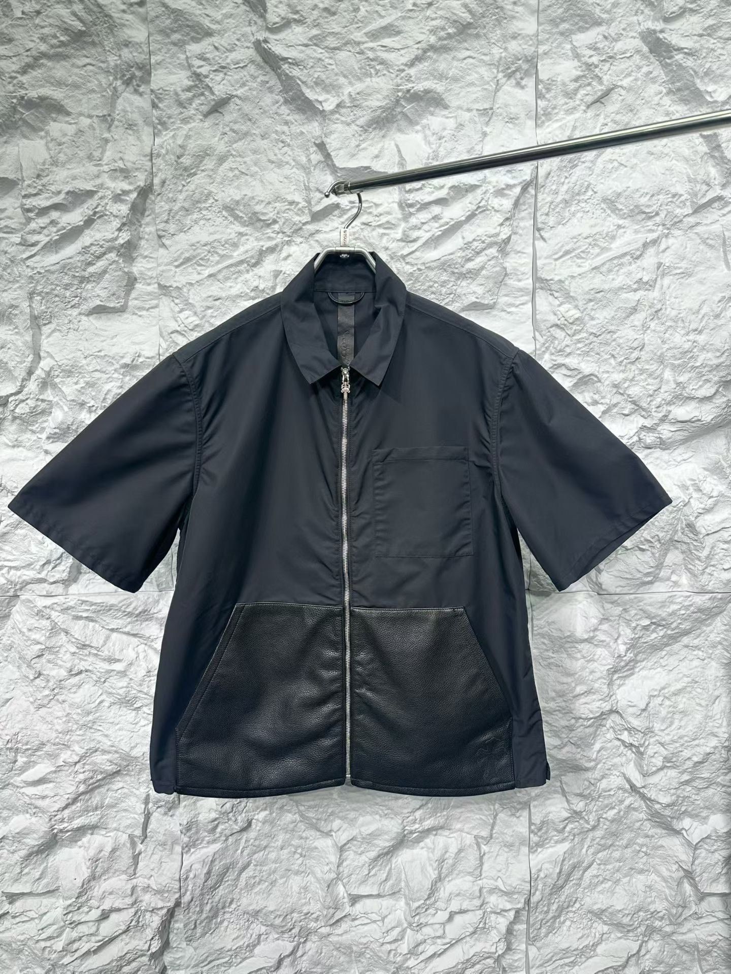 Chrome Hearts Chrome Hearts Leather Patch Zip Shirt Size L Size US L / EU 52-54 / 3 - 2 Thumbnail