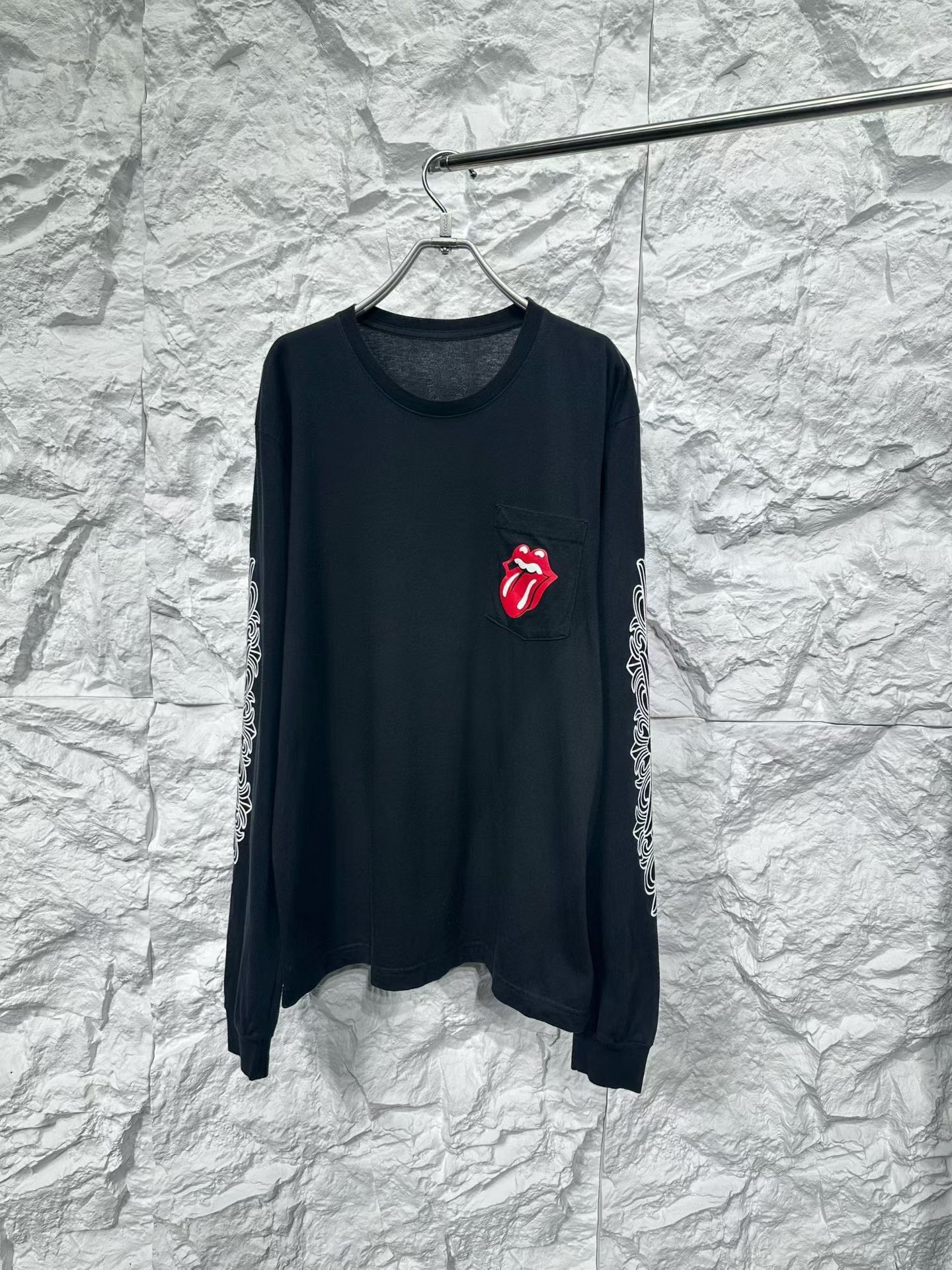 Chrome Hearts Chrome Hearts Rolling Stones Lips L/S Tee L Size US L / EU 52-54 / 3 - 3 Thumbnail