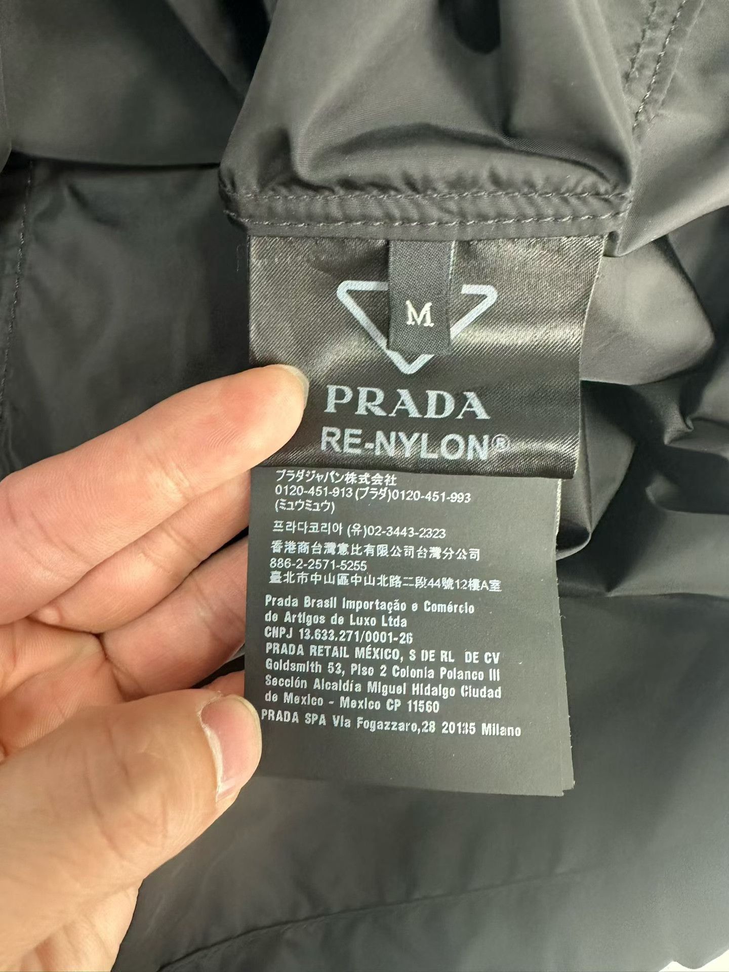Prada Prada Re-Nylon Zip Short Sleeve Shirt Size M Size US M / EU 48-50 / 2 - 5 Thumbnail