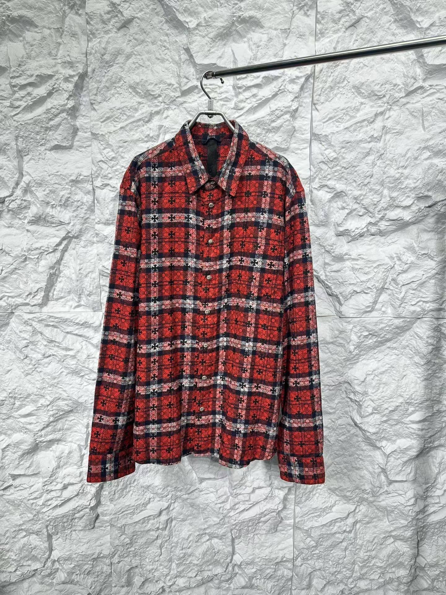 Chrome Hearts Chrome Hearts Logo Plaid Leather Patch Shirt XXL Size US XXL / EU 58 / 5 - 2 Thumbnail
