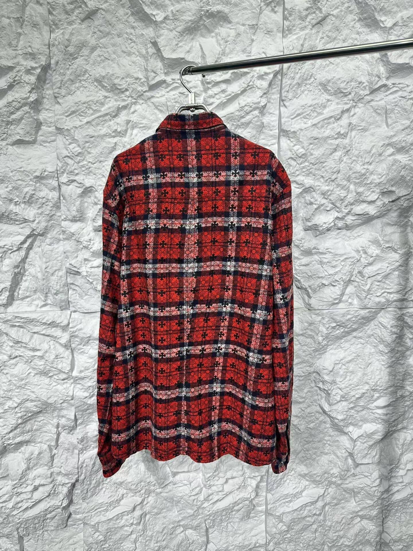 Chrome Hearts Chrome Hearts Logo Plaid Leather Patch Shirt XXL Size US XXL / EU 58 / 5 - 3 Thumbnail