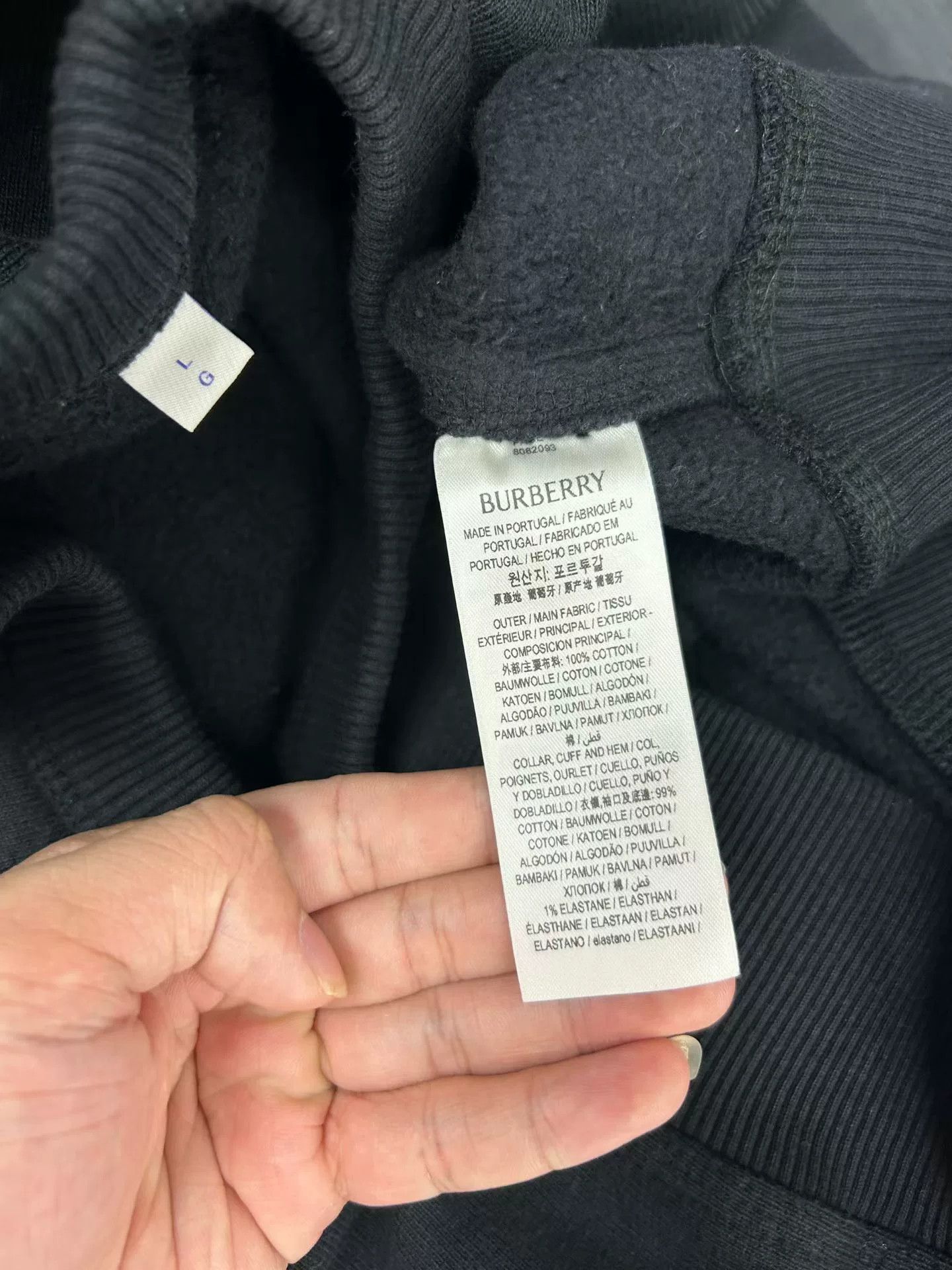 Burberry Burberry Blue Patch Knight Logo Sweatshirt L Size US L / EU 52-54 / 3 - 5 Thumbnail
