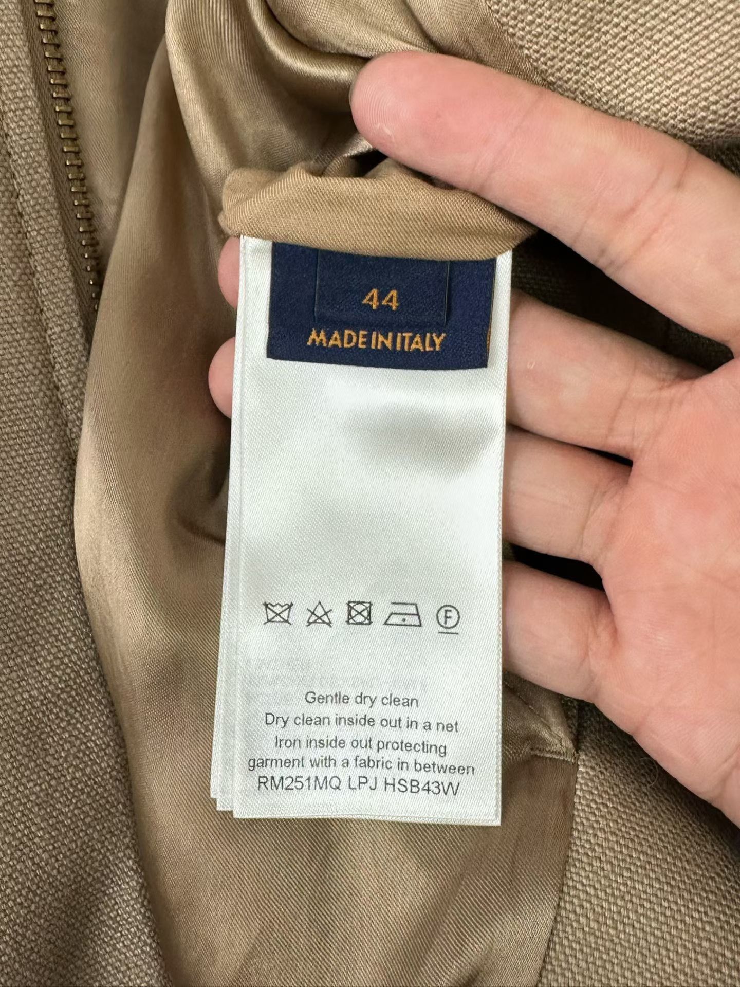 Louis Vuitton Louis Vuitton Canvas Workwear Blouson 44 Size US S / EU 44-46 / 1 - 5 Thumbnail