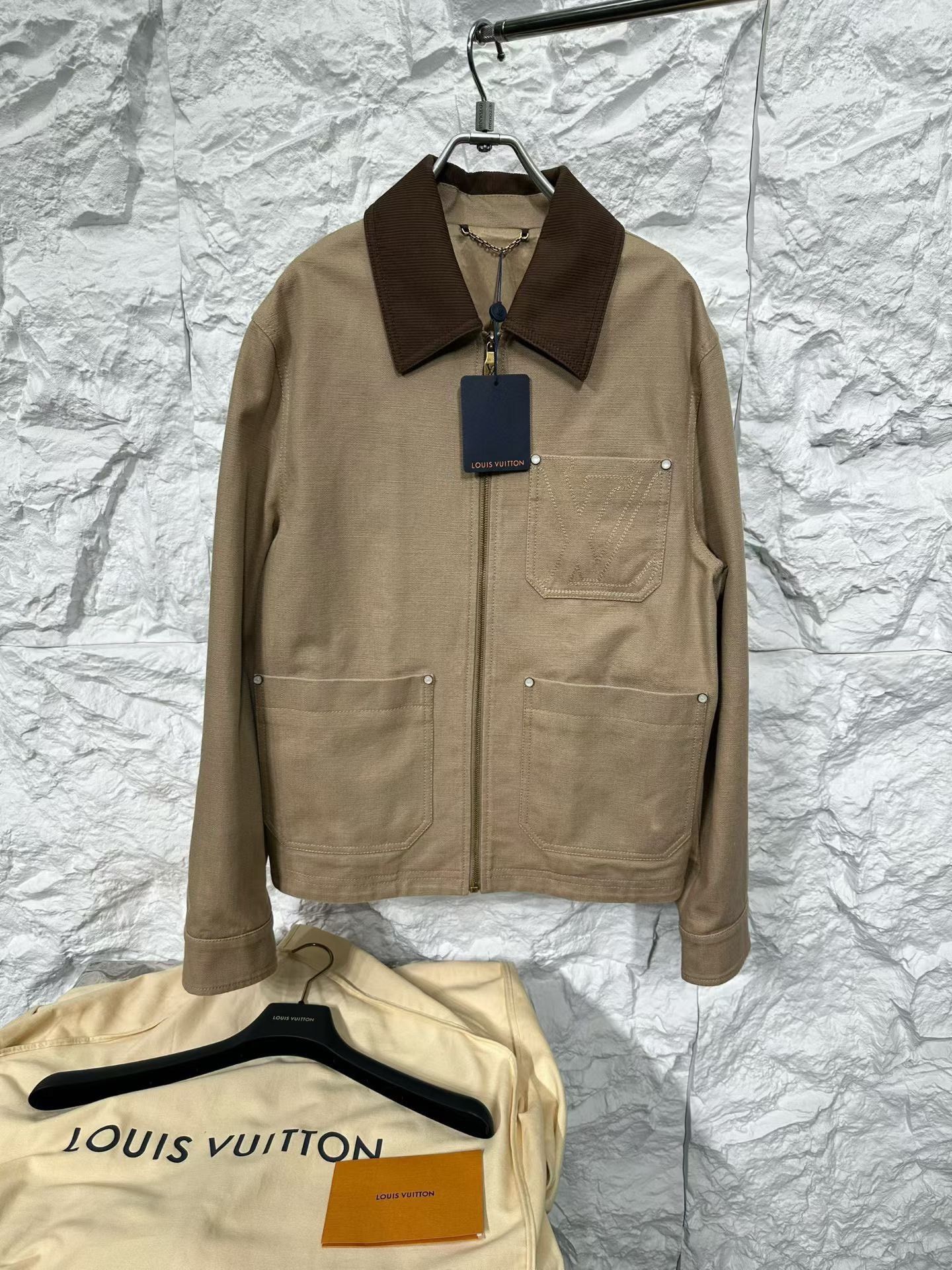 Louis Vuitton Louis Vuitton Canvas Workwear Blouson 44 Size US S / EU 44-46 / 1 - 2 Thumbnail
