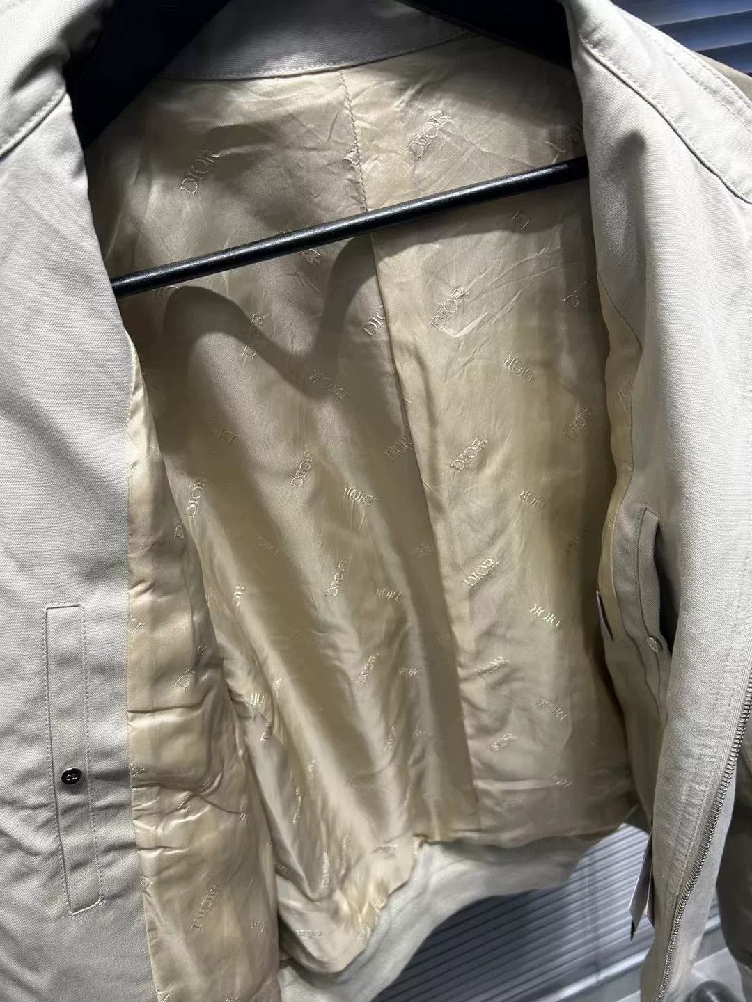 Dior Dior Paneled Cotton Zip Up Jacket EU 48 Size US M / EU 48-50 / 2 - 5 Thumbnail