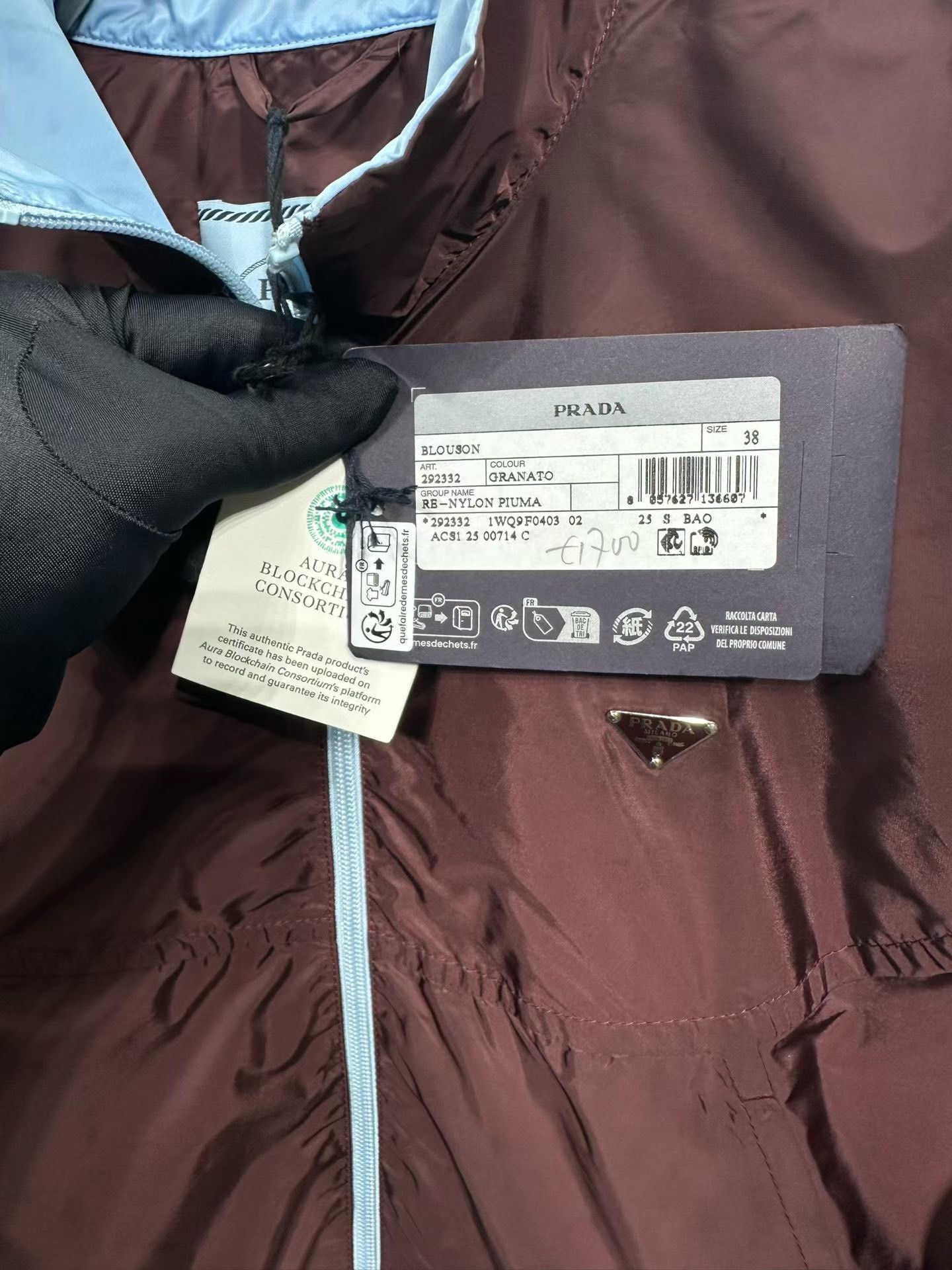 Prada Prada Drawstring Re-Nylon Windbreaker Jacket IT 38 Size XS / US 0-2 / IT 36-38 - 4 Thumbnail