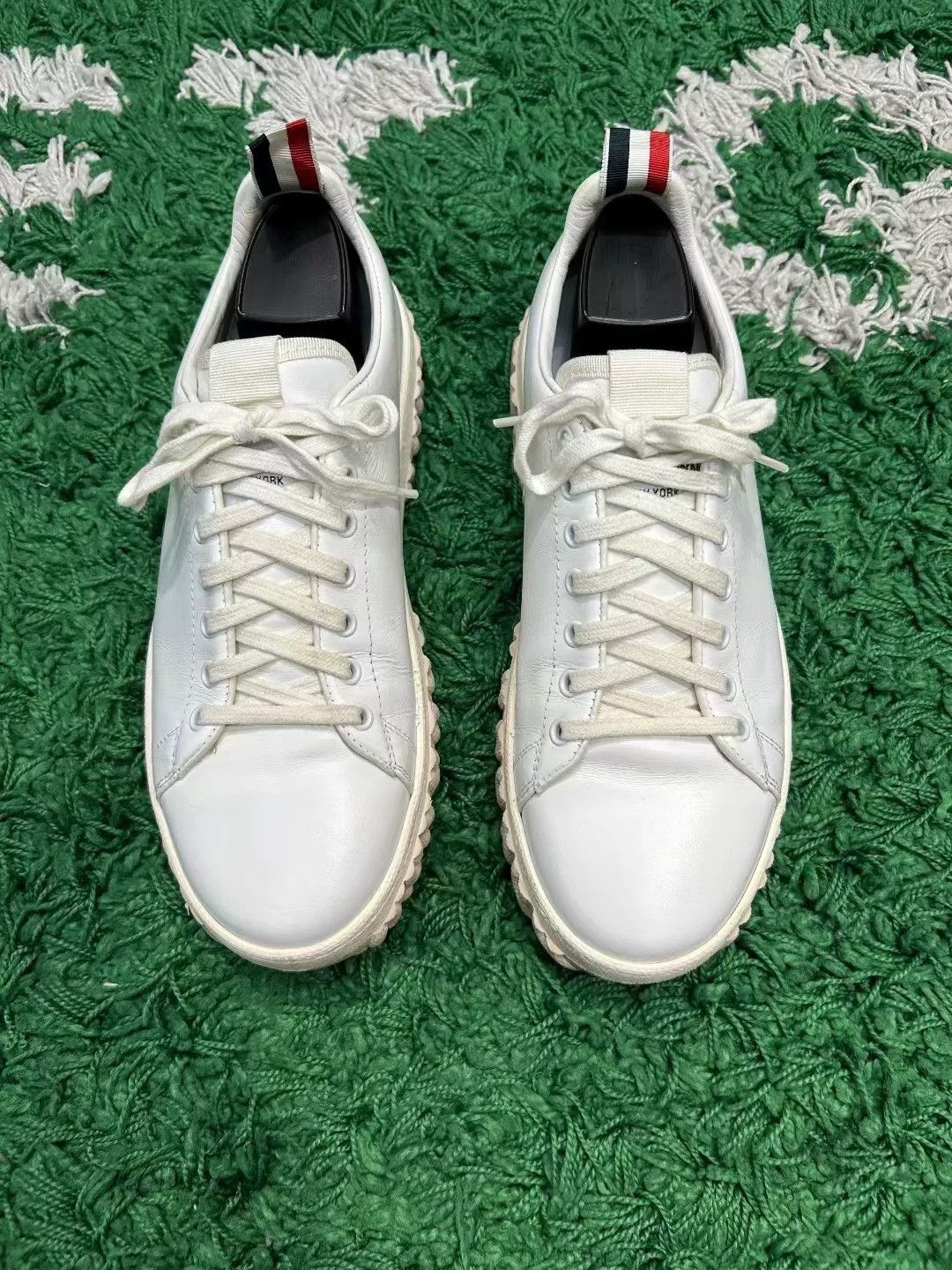 Thom Browne Thom Browne Cable Knit Sole Leather Sneakers EU 41 Size US 8 / EU 41 - 2 Thumbnail