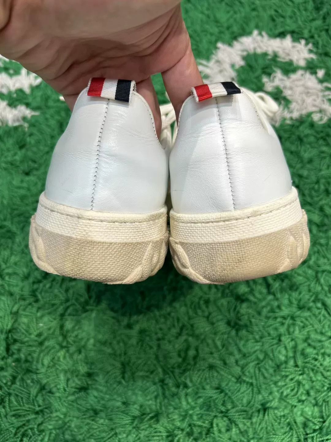 Thom Browne Thom Browne Cable Knit Sole Leather Sneakers EU 41 Size US 8 / EU 41 - 5 Thumbnail