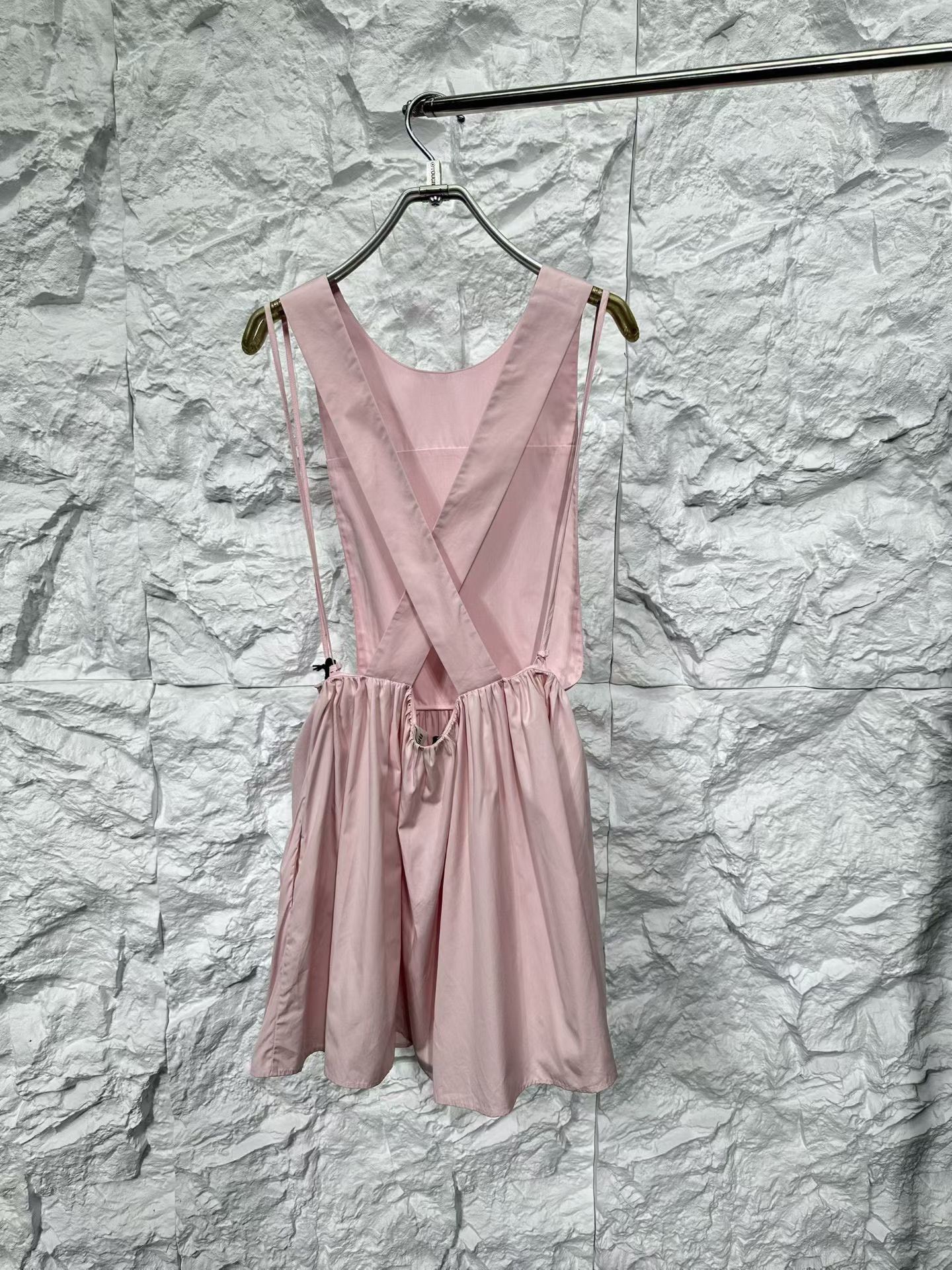 Miu Miu Miu Miu Embroidered Pink Mini Dress 38 Size XS / US 0-2 / IT 36-38 - 3 Thumbnail