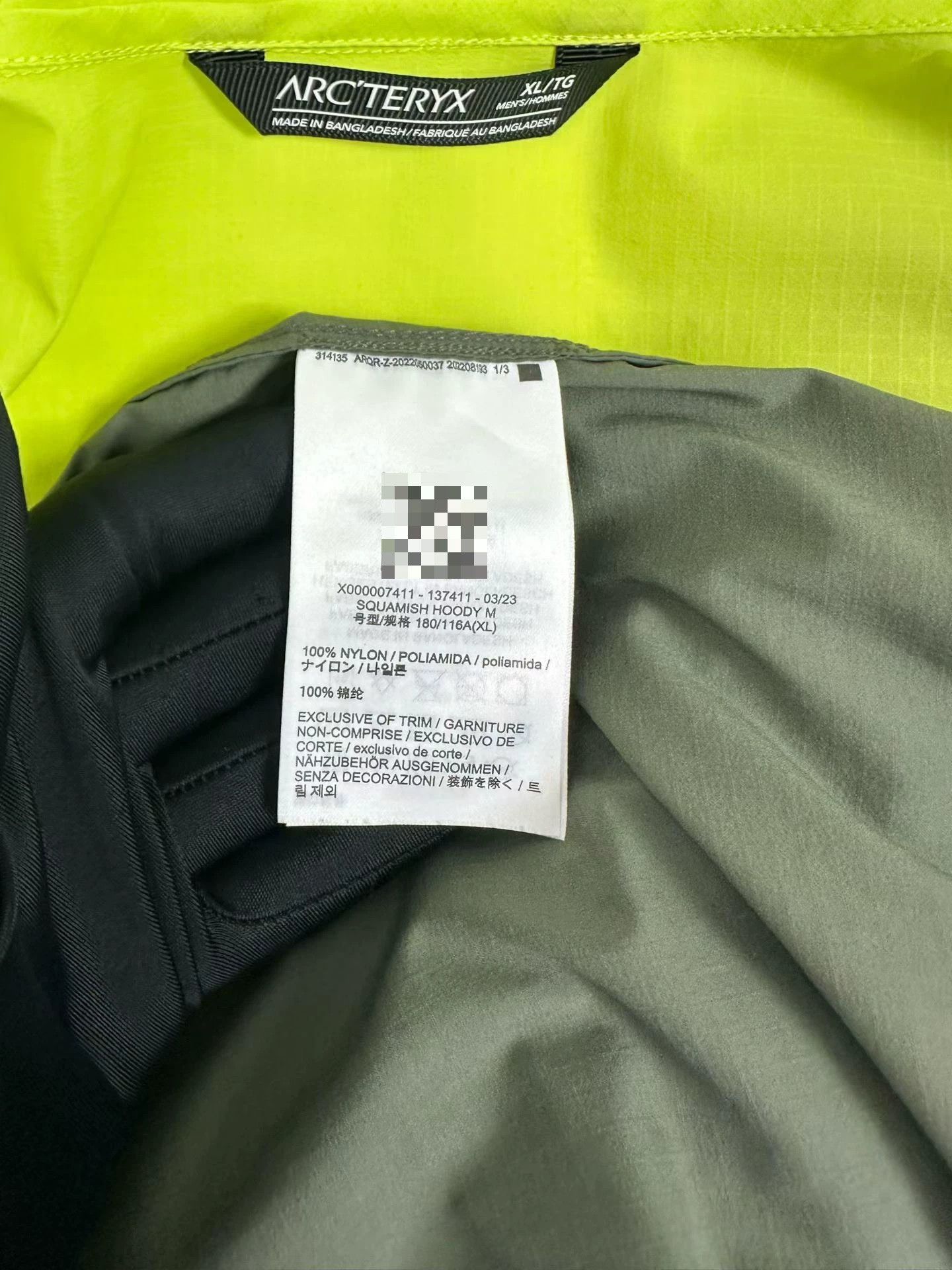 Arc'teryx Arc'teryx Neon Squamish Hoody XL Size US XL / EU 56 / 4 - 5 Thumbnail
