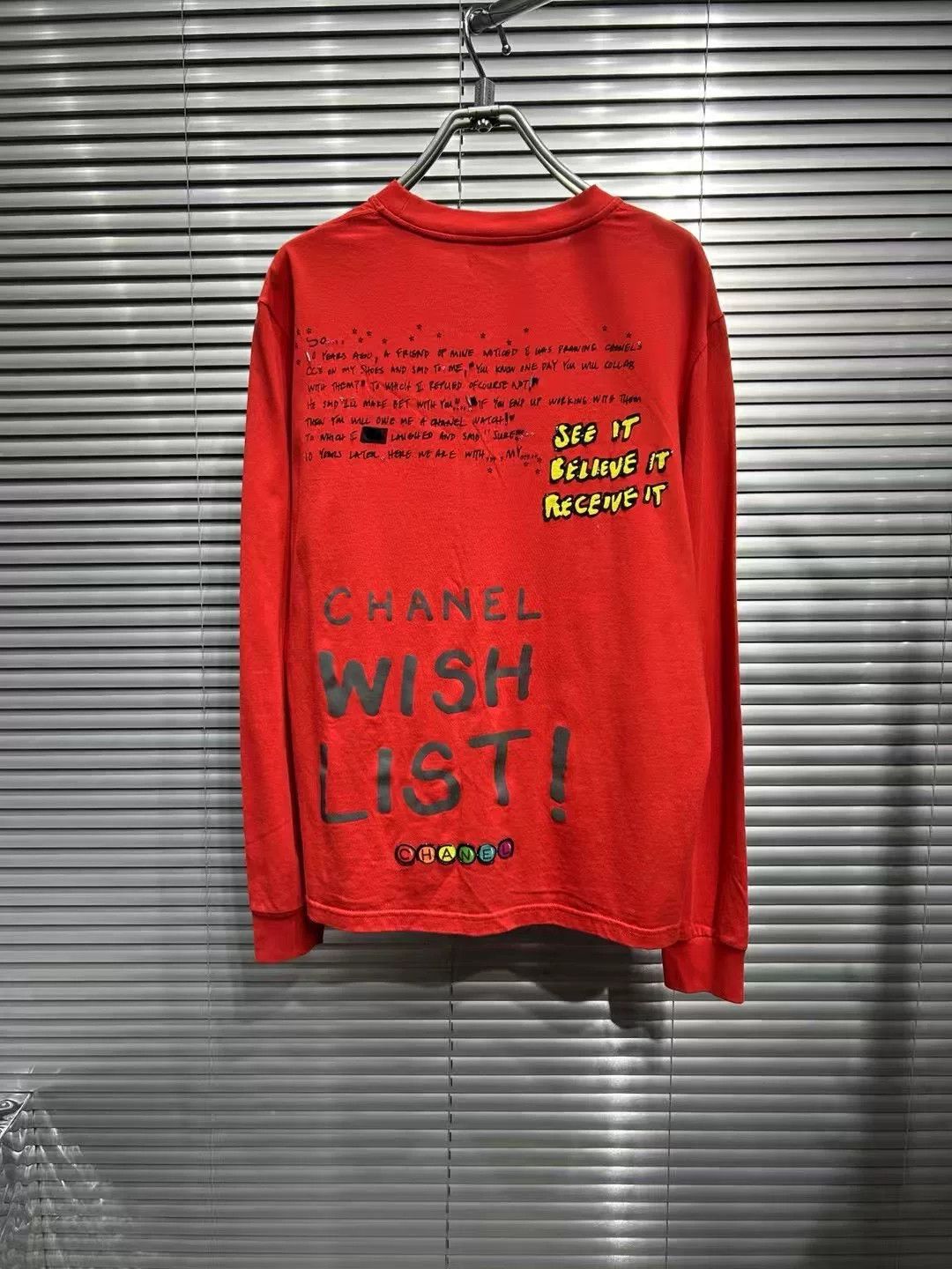 Chanel Chanel x Pharrell Red 3M Reflective Sweatshirt S Size US S / EU 44-46 / 1 - 3 Thumbnail