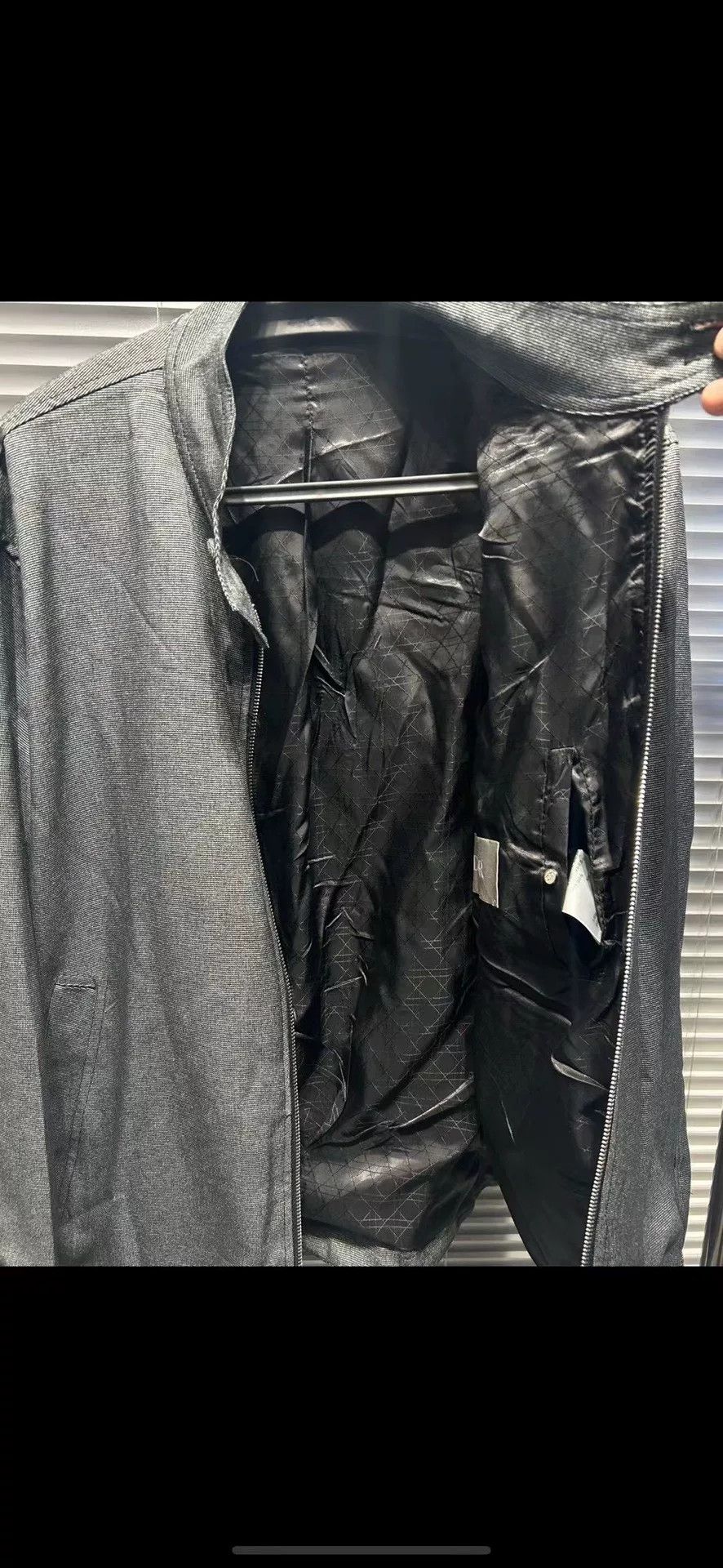 Dior Dior CD Logo Lined Wool Zip Jacket Size 48 Size US M / EU 48-50 / 2 - 5 Thumbnail